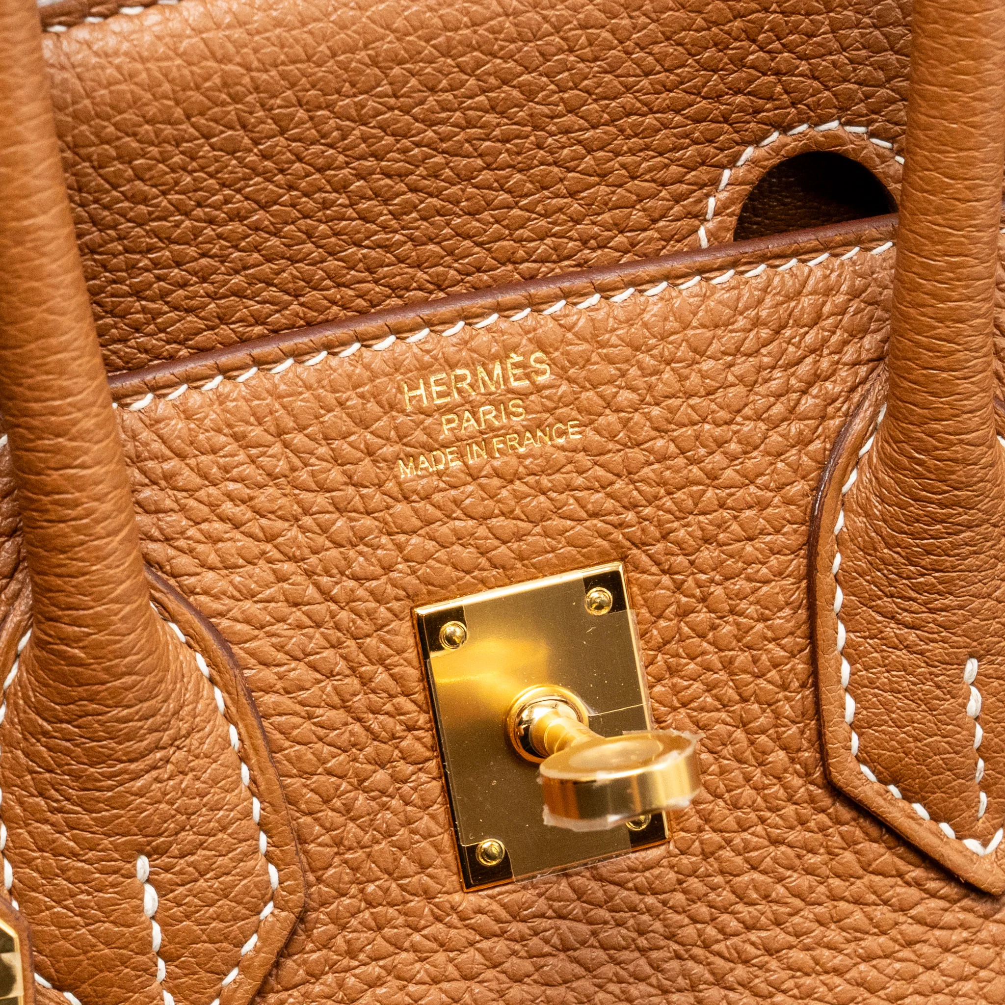 Hermes Birkin 25 Togo Gold GHW Stamp Z - Image 16