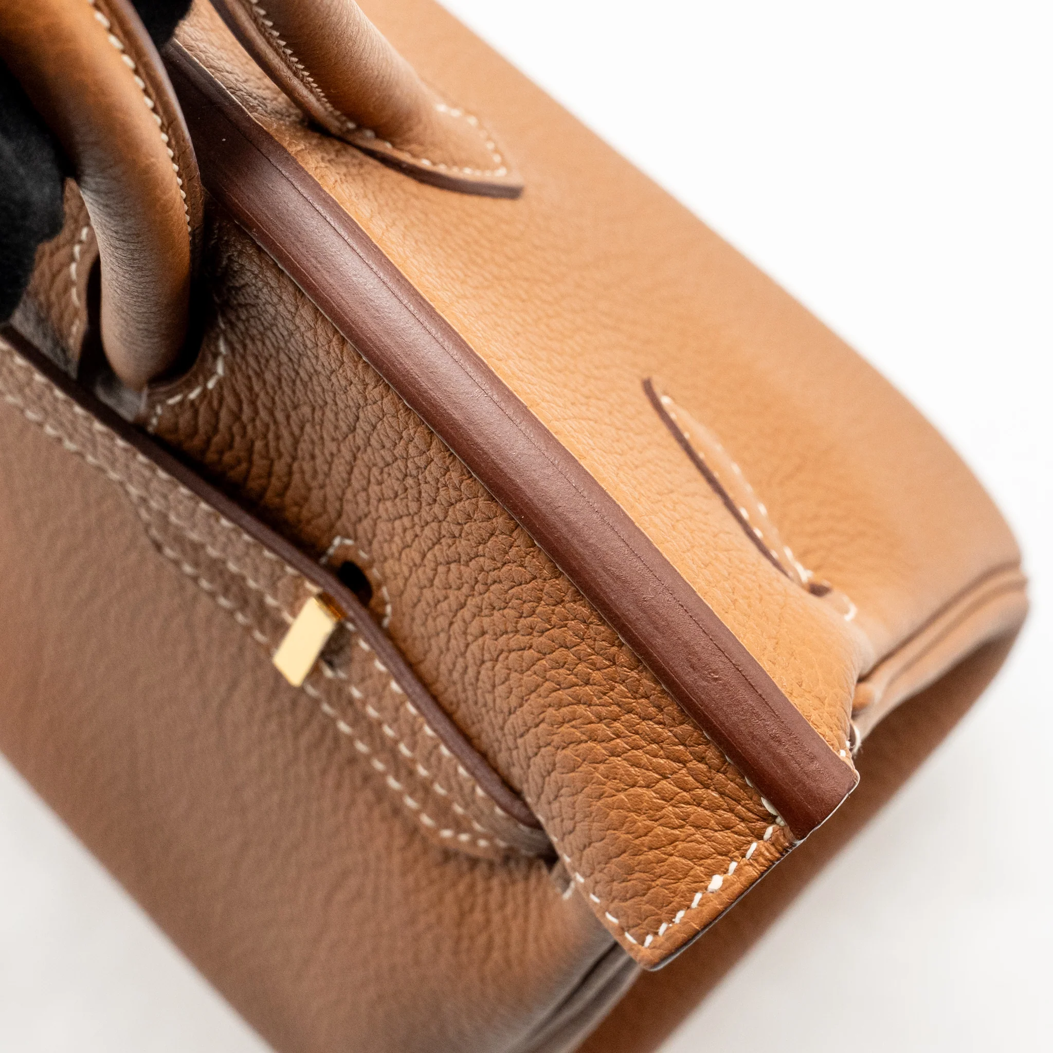 HERMES Birkin 25 Togo Gold GHW Stamp Z - Image 14