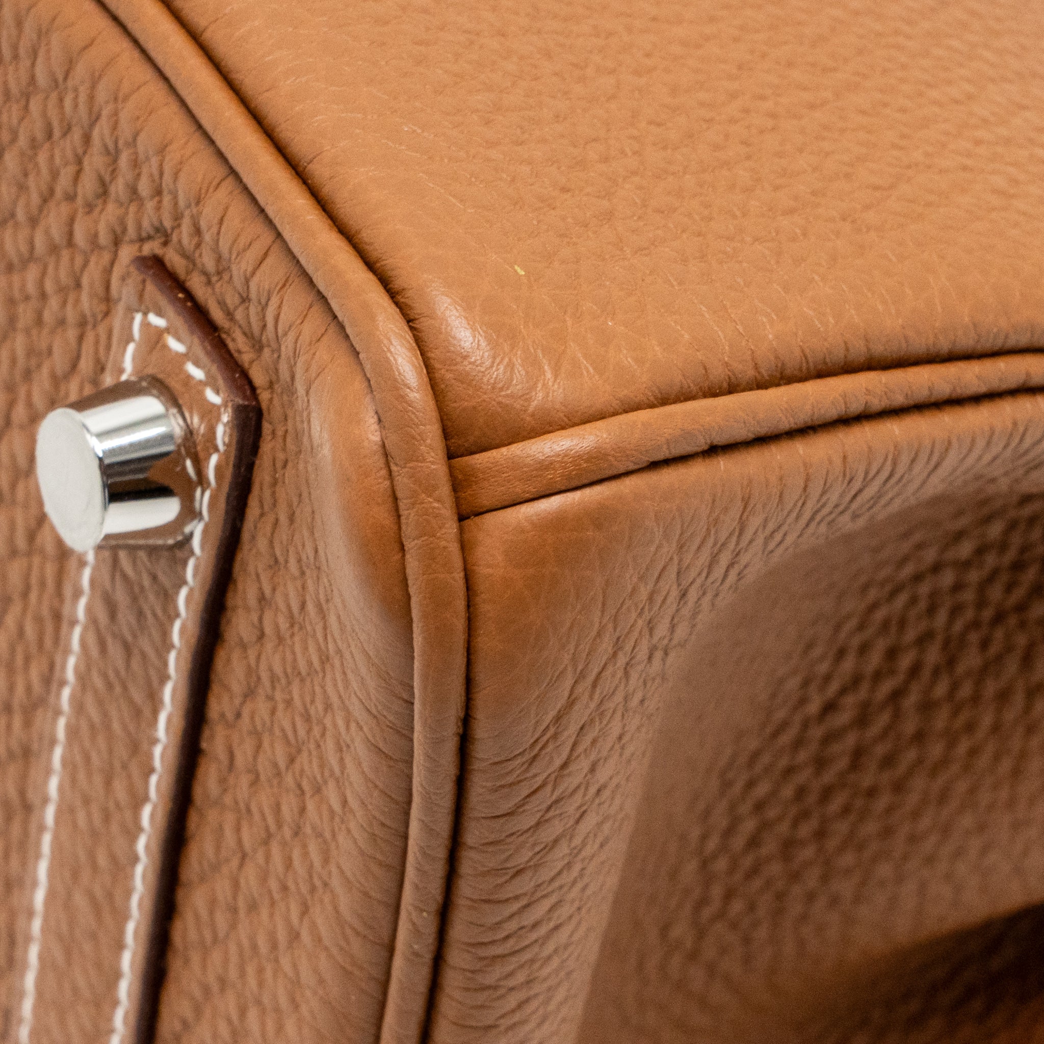 Hermes Birkin 25 Togo Gold SHW stamp B - Image 10