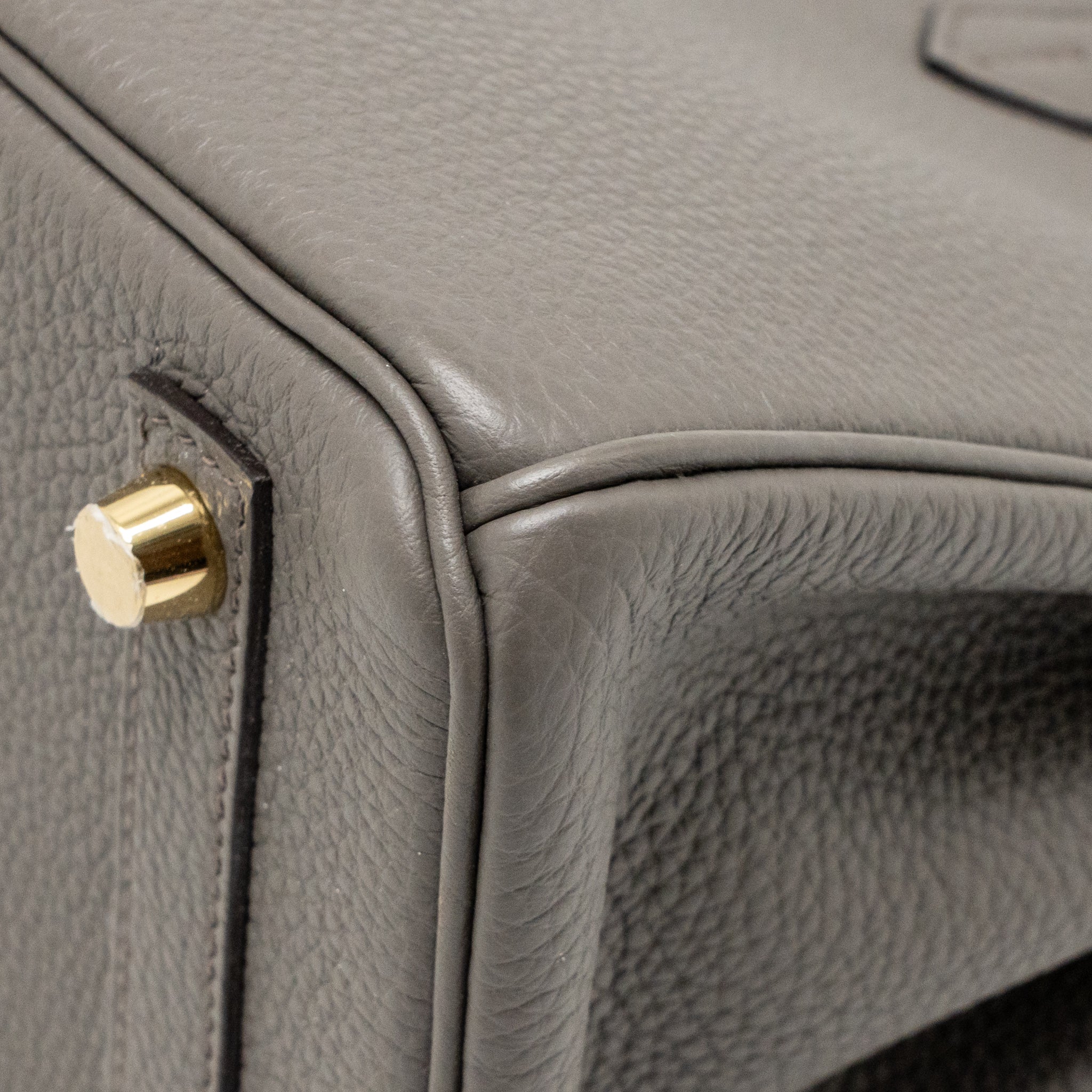 Hermes Birkin 25 Togo Gris Etain GHW Stamp U - Image 12