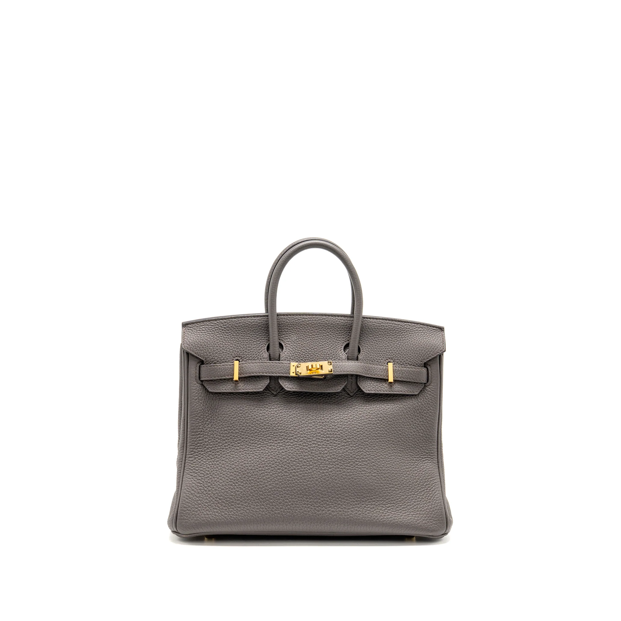 Hermes birkin 25 togo gris etain GHW stamp Y