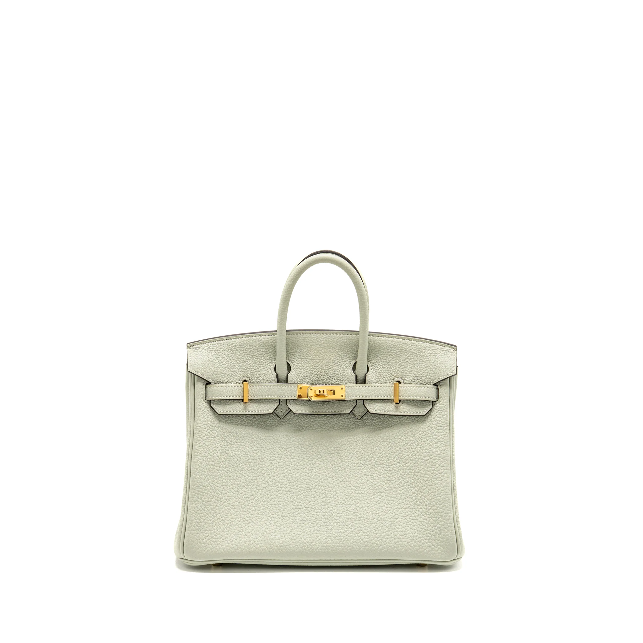 Hermes Birkin 25 togo Gris Neve GHW stamp B