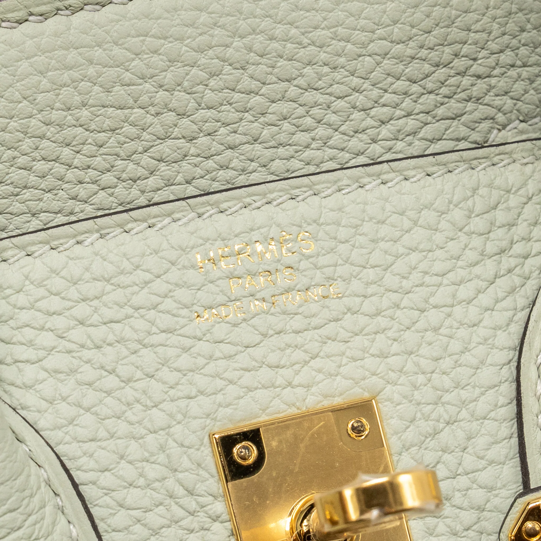 Hermes Birkin 25 togo Gris Neve GHW stamp B - Image 16