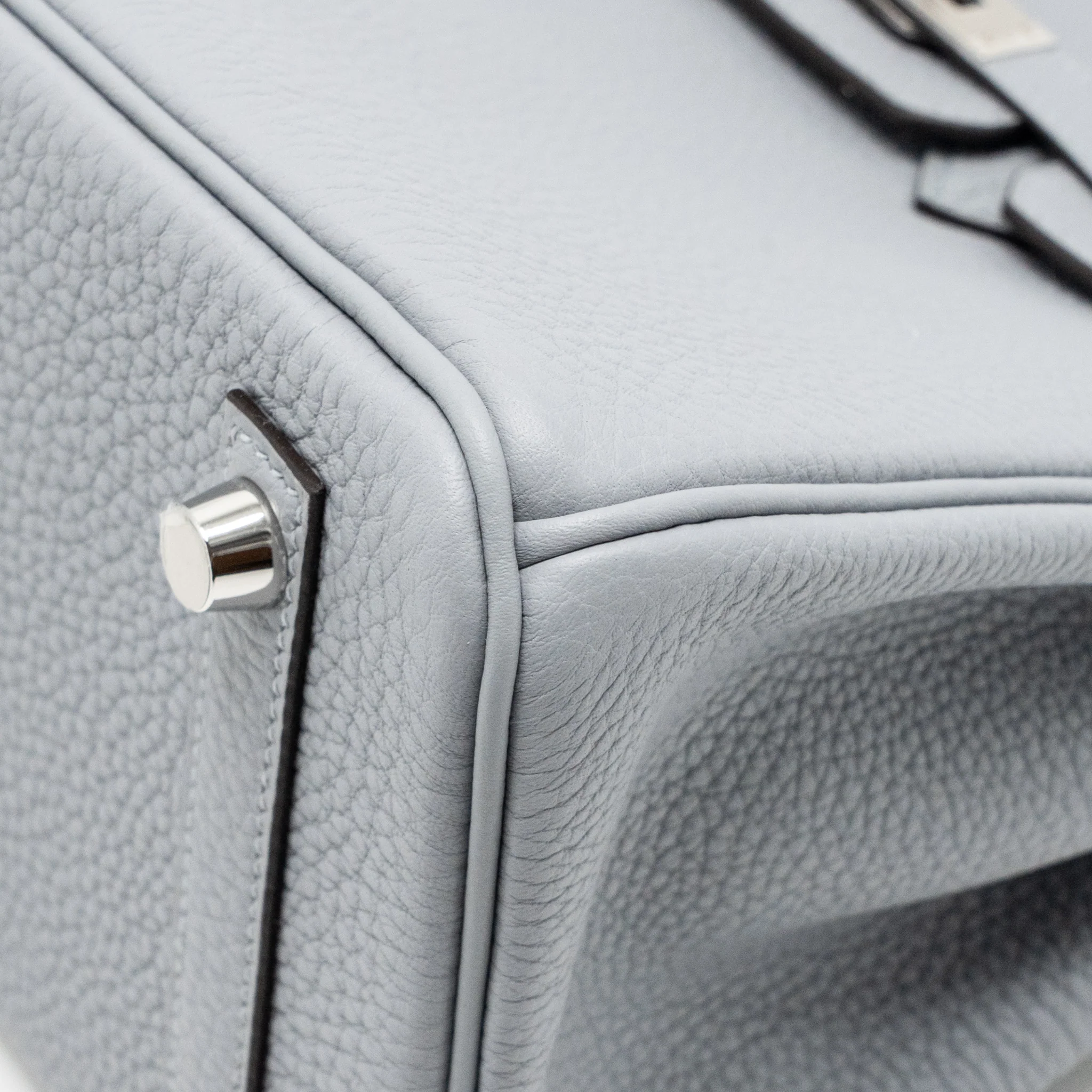 Hermes Birkin 25 Togo Gris Pantin SHW Stamp K - Image 10