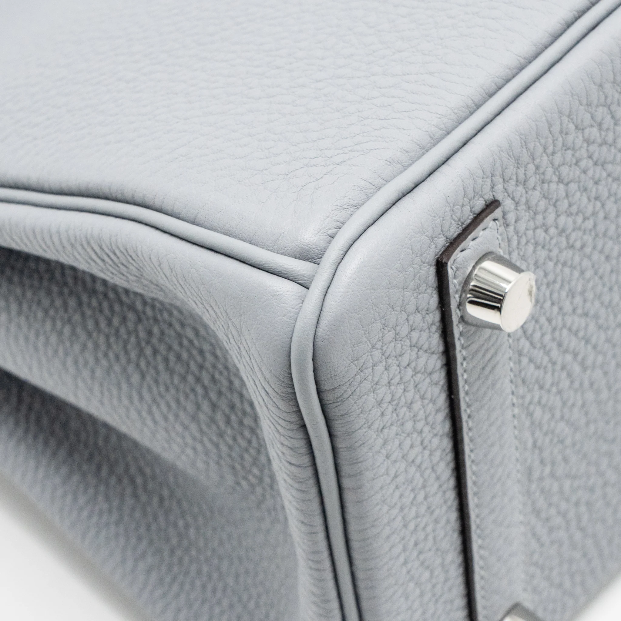 Hermes Birkin 25 Togo Gris Pantin SHW Stamp K - Image 11