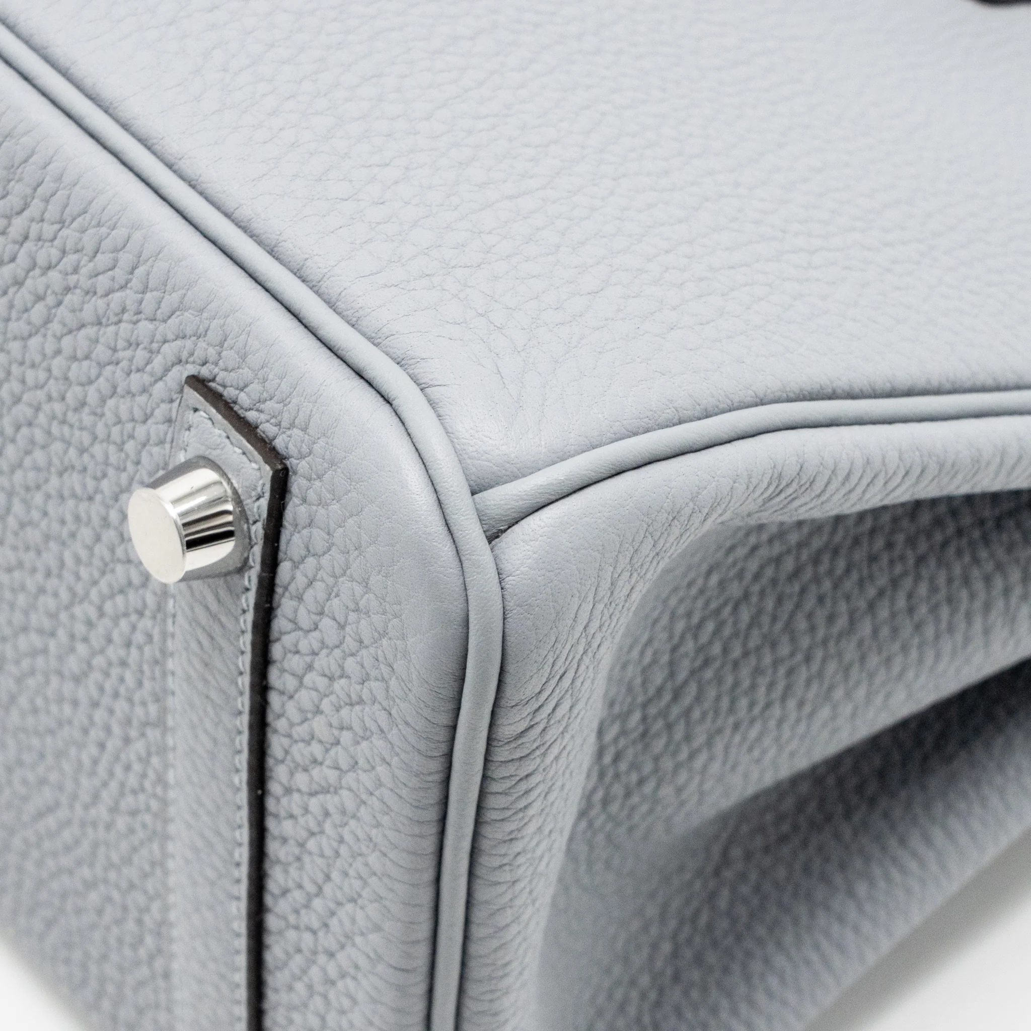 Hermes Birkin 25 Togo Gris Pantin SHW Stamp K - Image 12