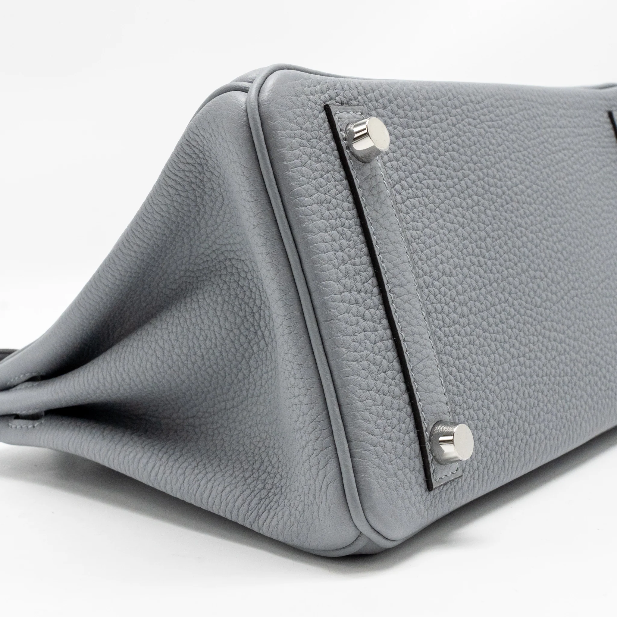 Hermes Birkin 25 Togo Gris Pantin SHW Stamp K - Image 7