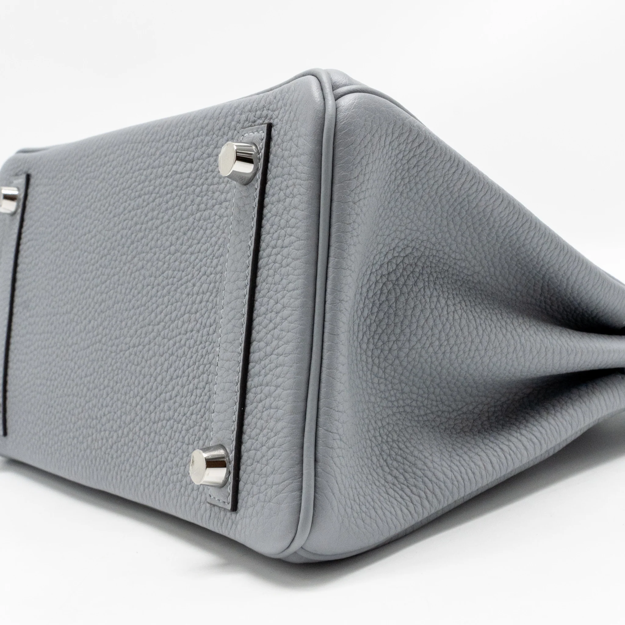 Hermes Birkin 25 Togo Gris Pantin SHW Stamp K - Image 8