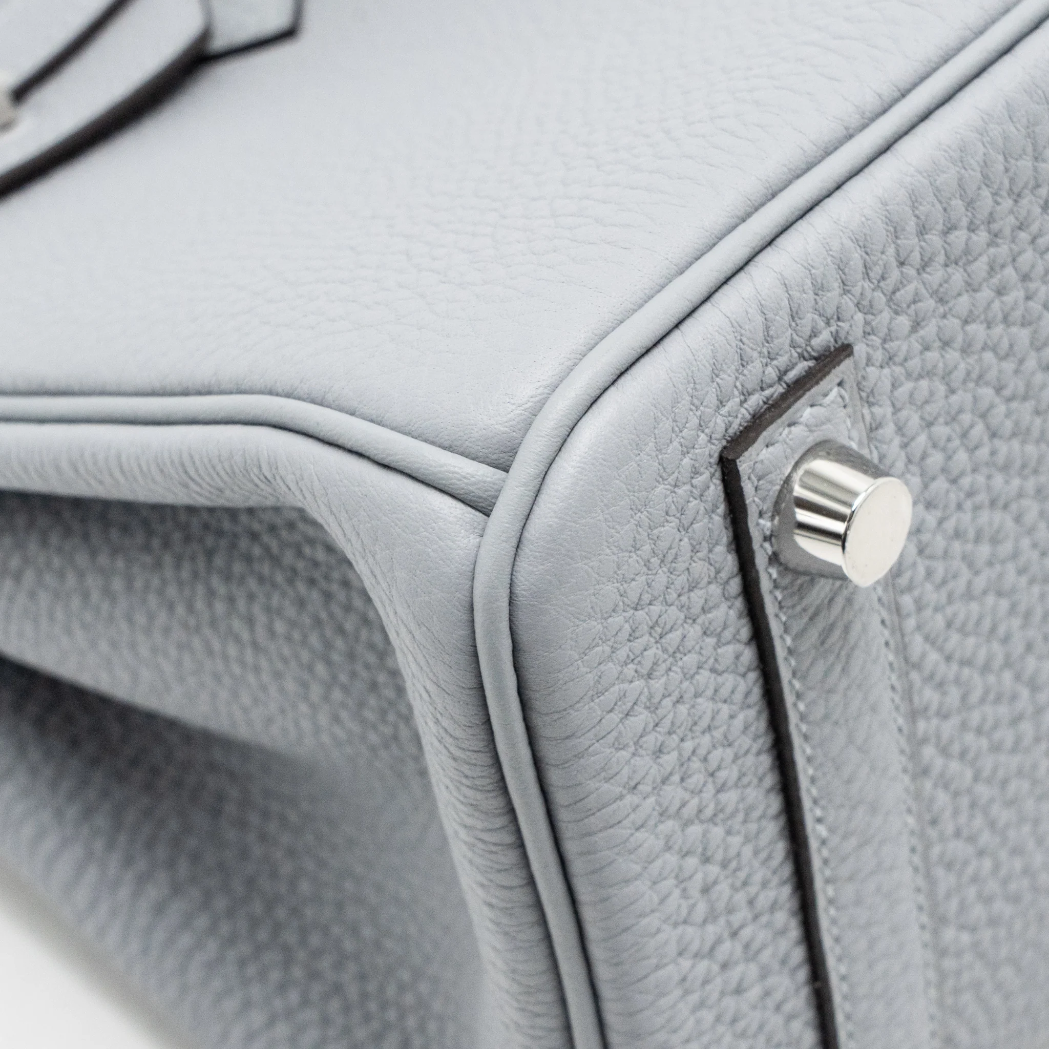 Hermes Birkin 25 Togo Gris Pantin SHW Stamp K - Image 9