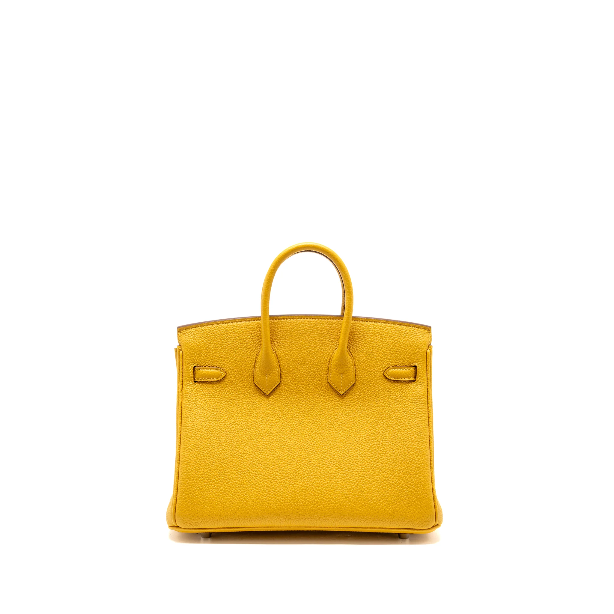 Hermes Birkin 25 togo jaune amber SHW stamp Y - Image 2