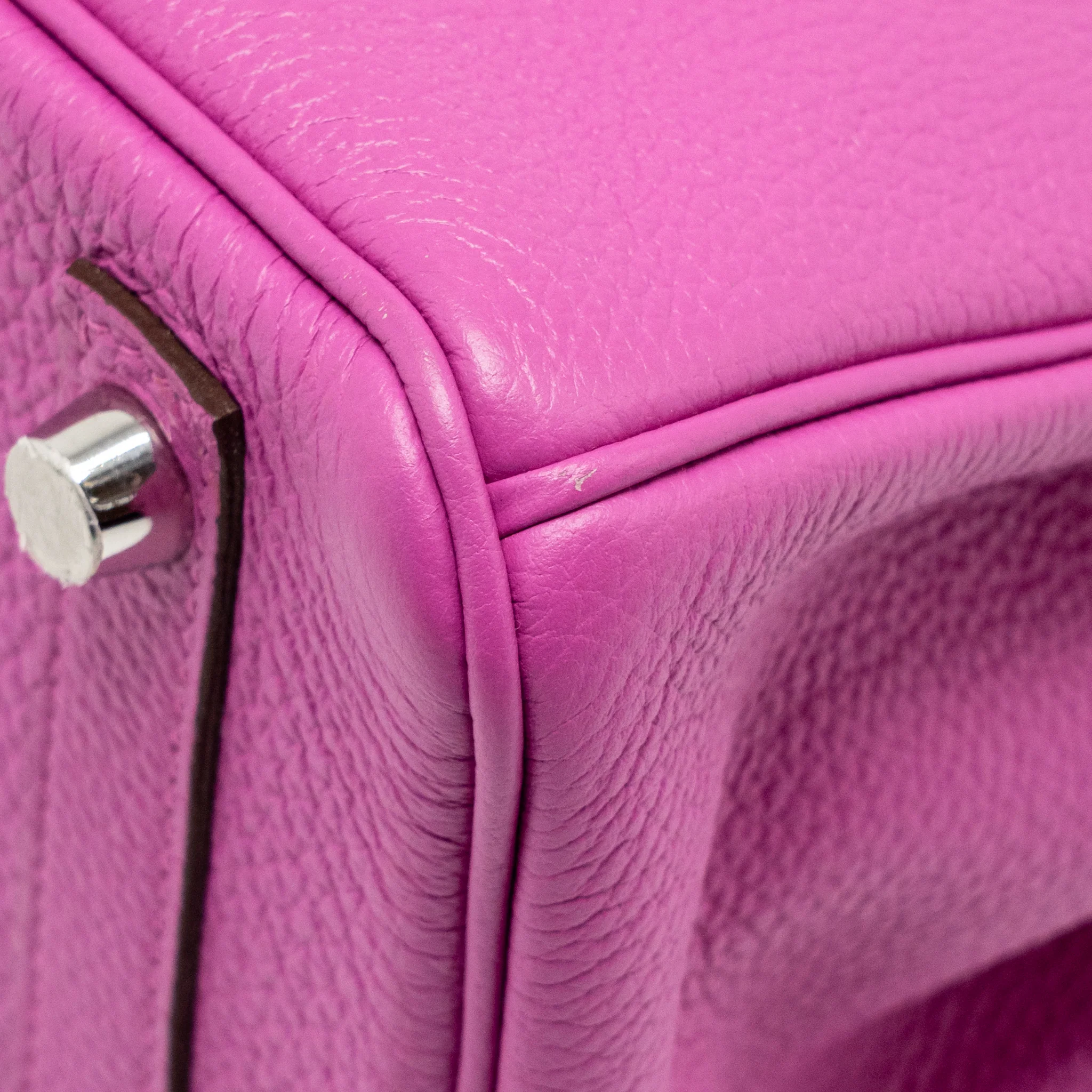 Hermes Birkin 25 Togo Magnolia SHW Stamp C - Image 10