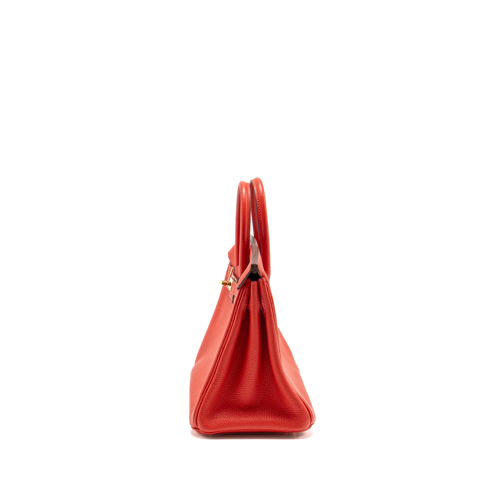 Hermes Birkin 25 togo rouge de Coeur GHW stamp C - Image 4