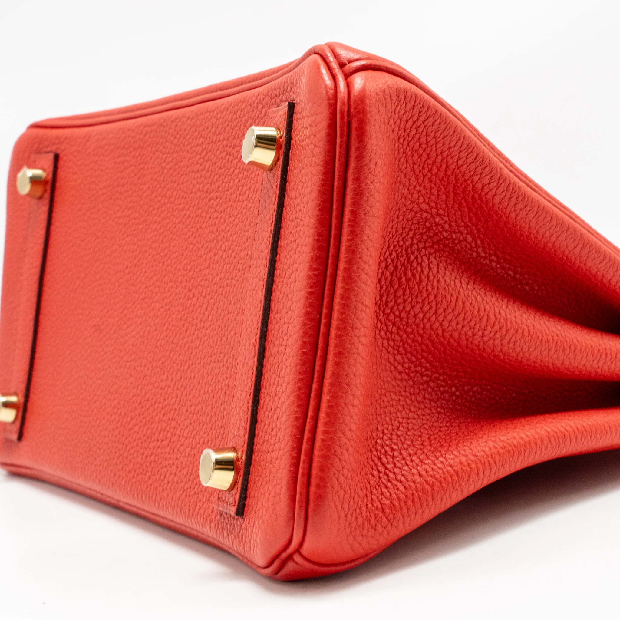 Hermes Birkin 25 togo rouge de Coeur GHW stamp C - Image 8
