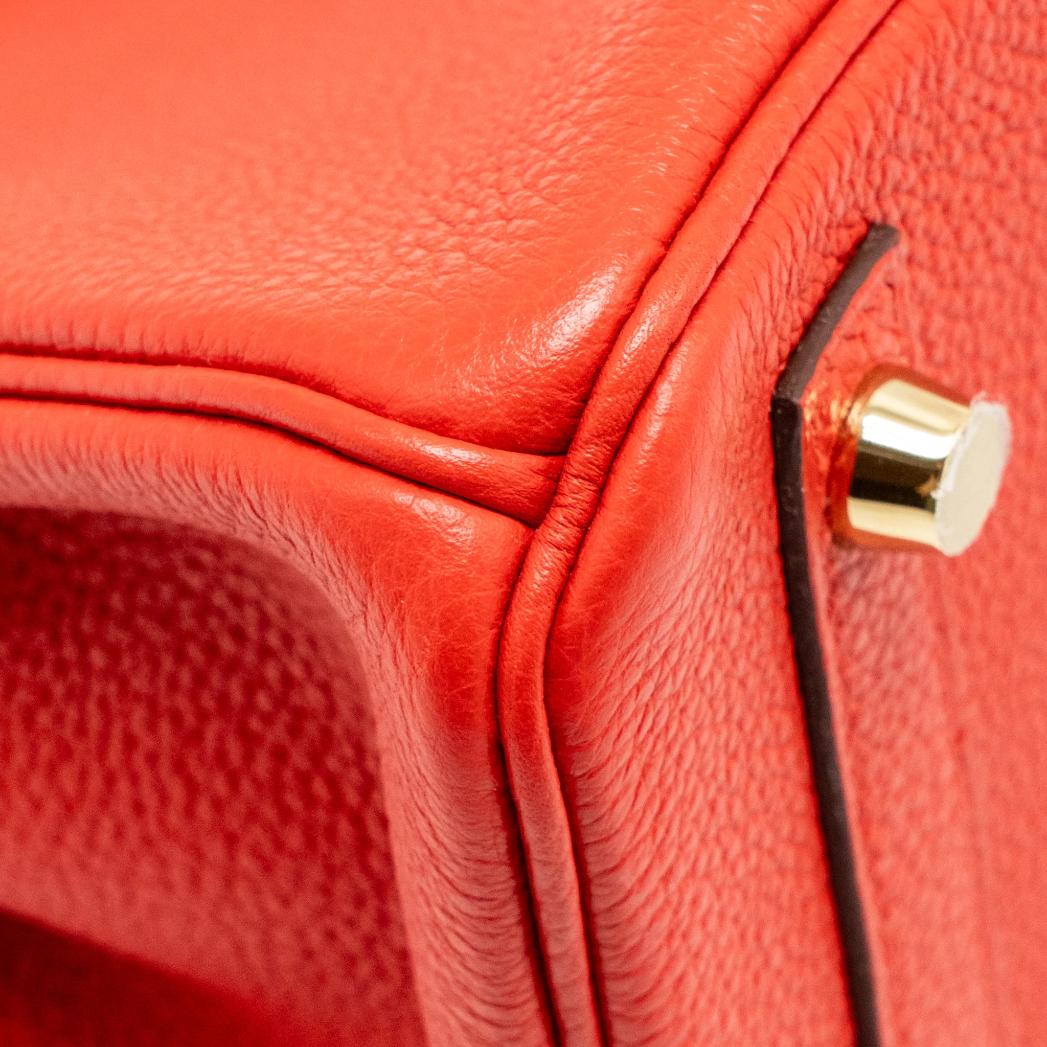 Hermes Birkin 25 togo rouge de Coeur GHW stamp C - Image 9
