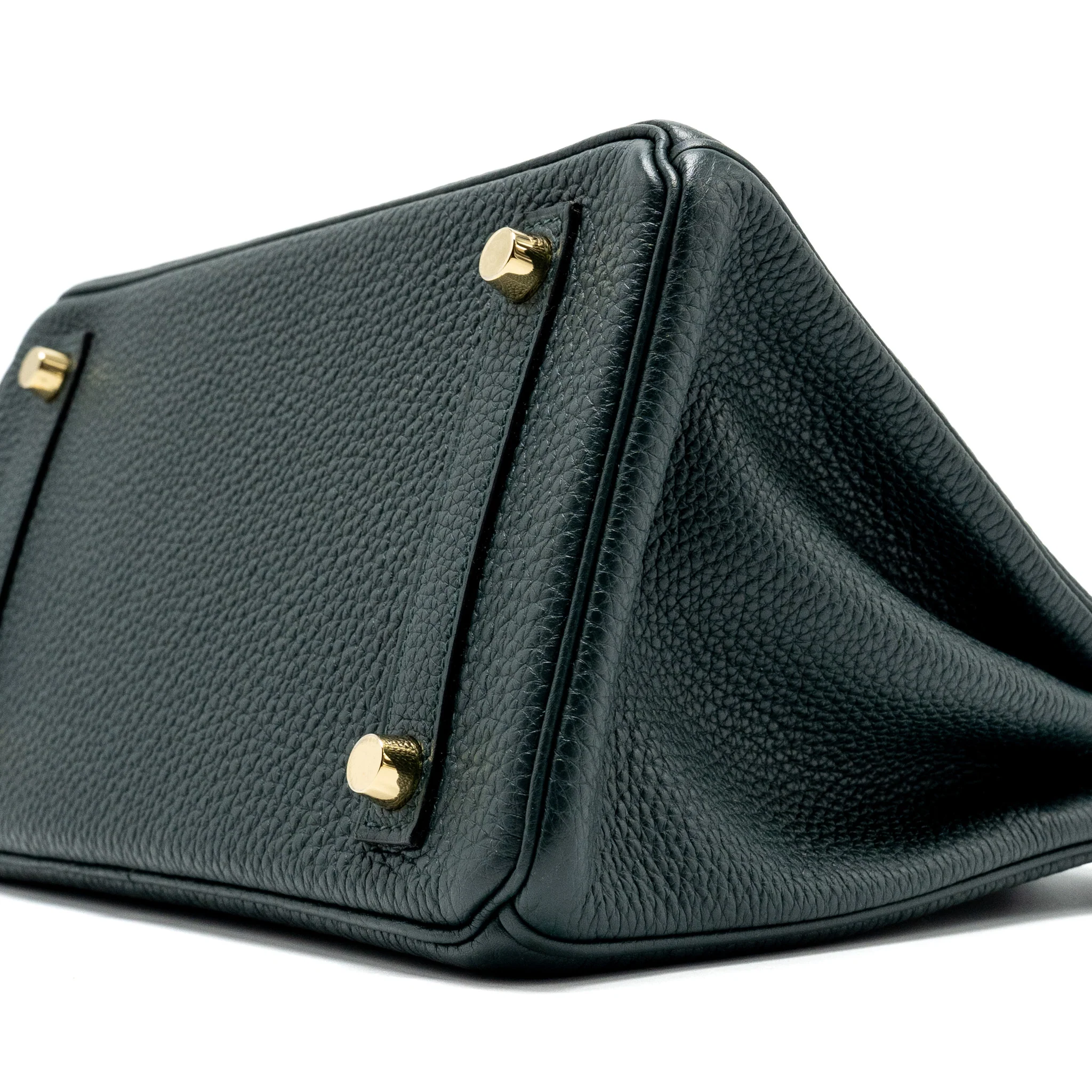 Hermes Birkin 25 Togo Vert Cypres GHW Stamp U - Image 7