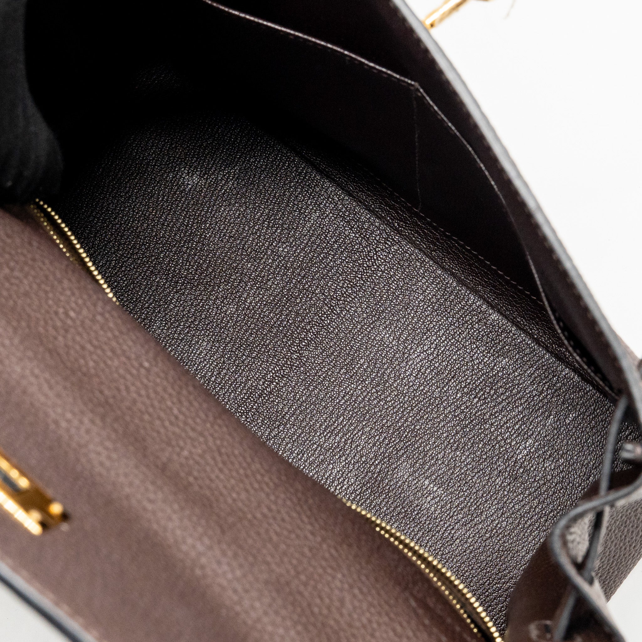 Hermes Kelly 28 Togo Chocolate GHW Stamp Y - Image 16