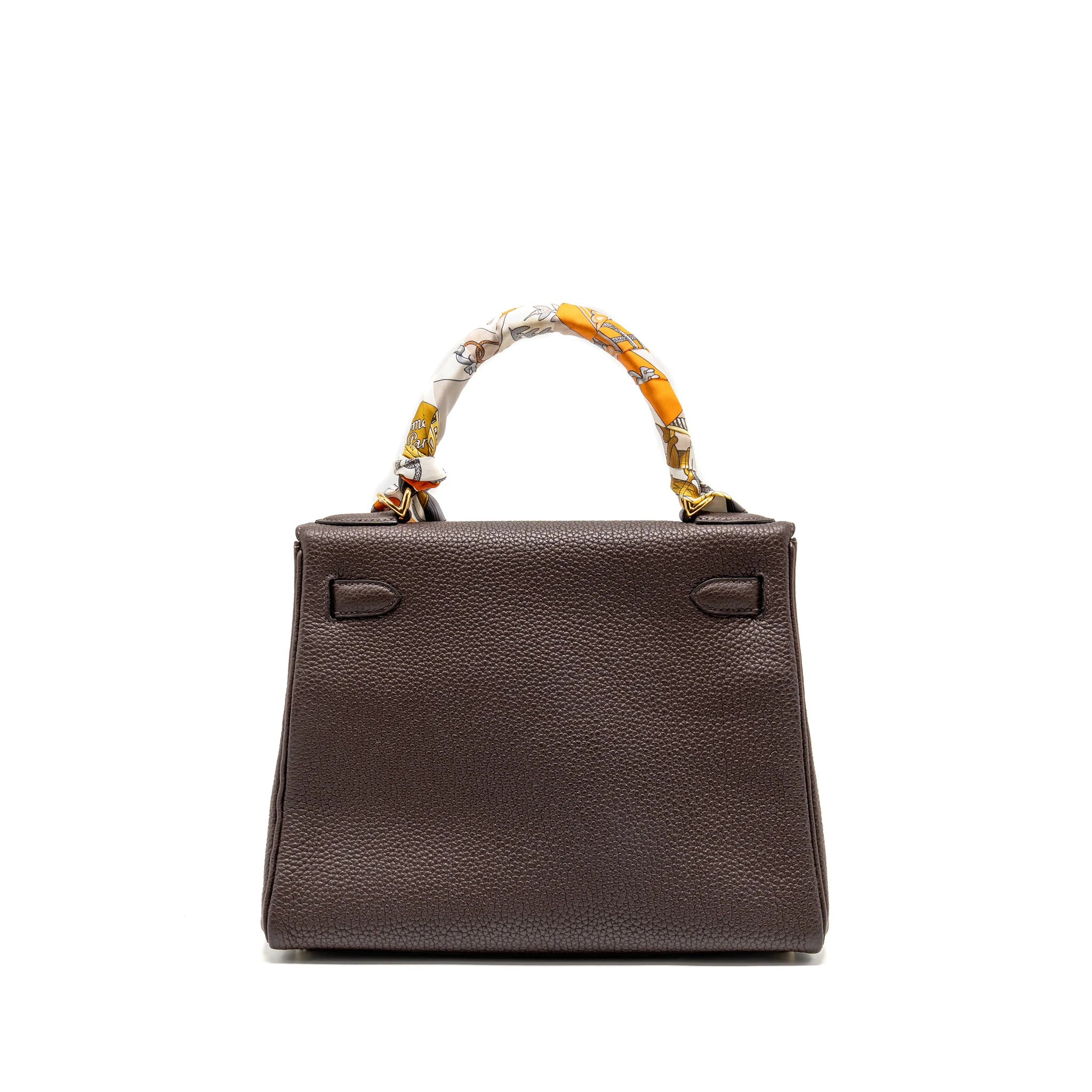 Hermes Kelly 28 Togo Chocolate GHW Stamp Y - Image 2