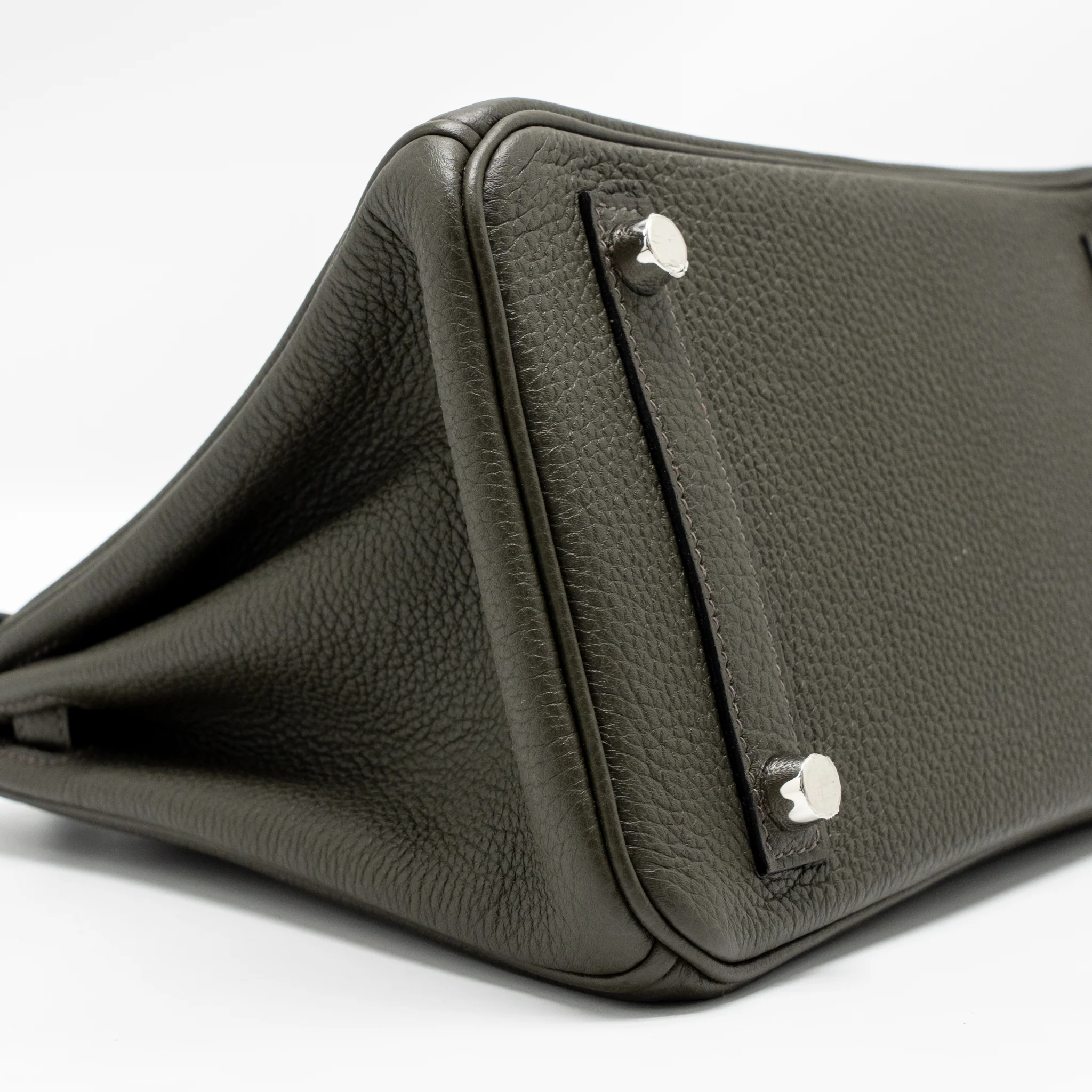 Hermes Birkin 25 togo Vert de Gris SHW stamp Y - Image 6