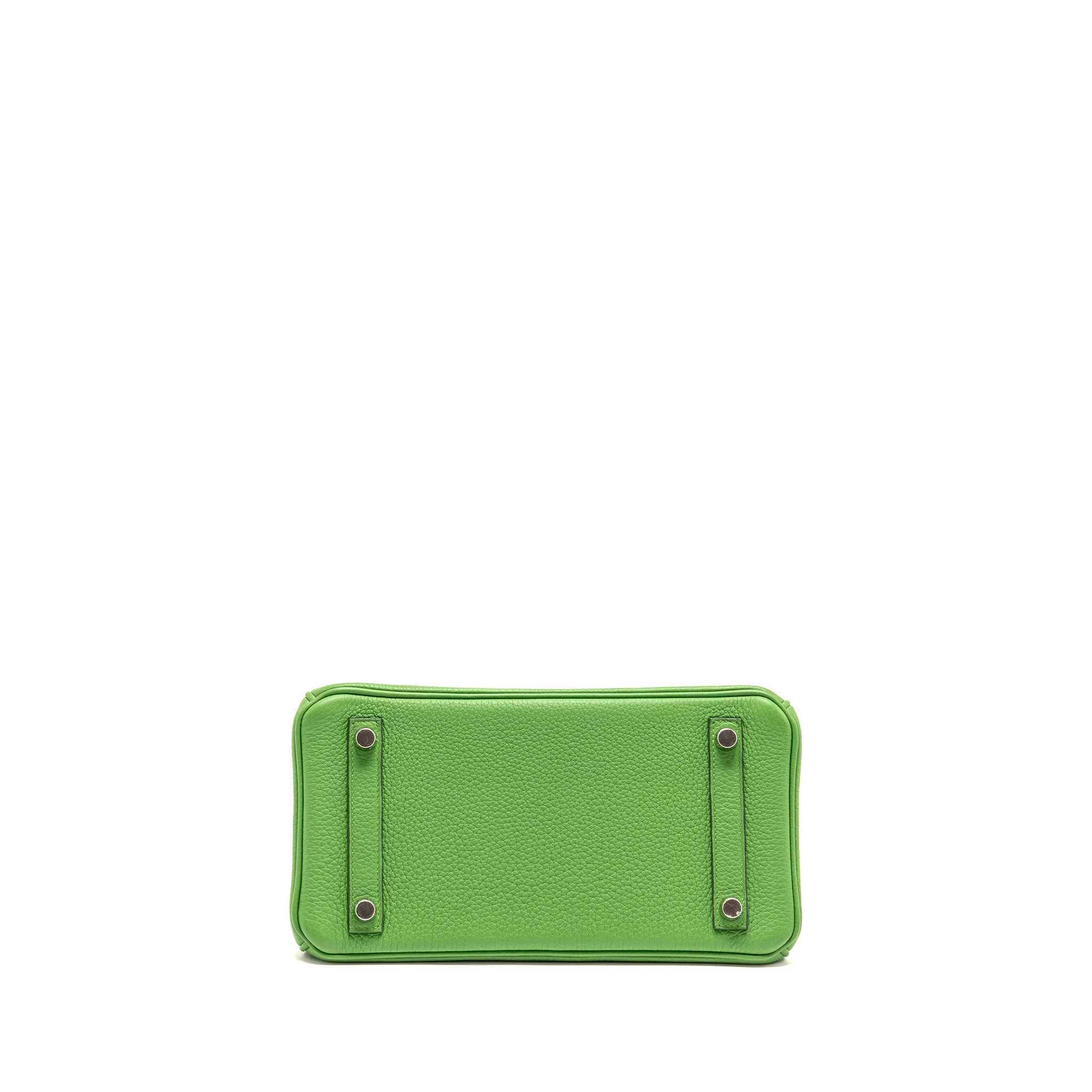 Hermes Birkin 25 Togo Vert Yucca SHW Stamp B - Image 5