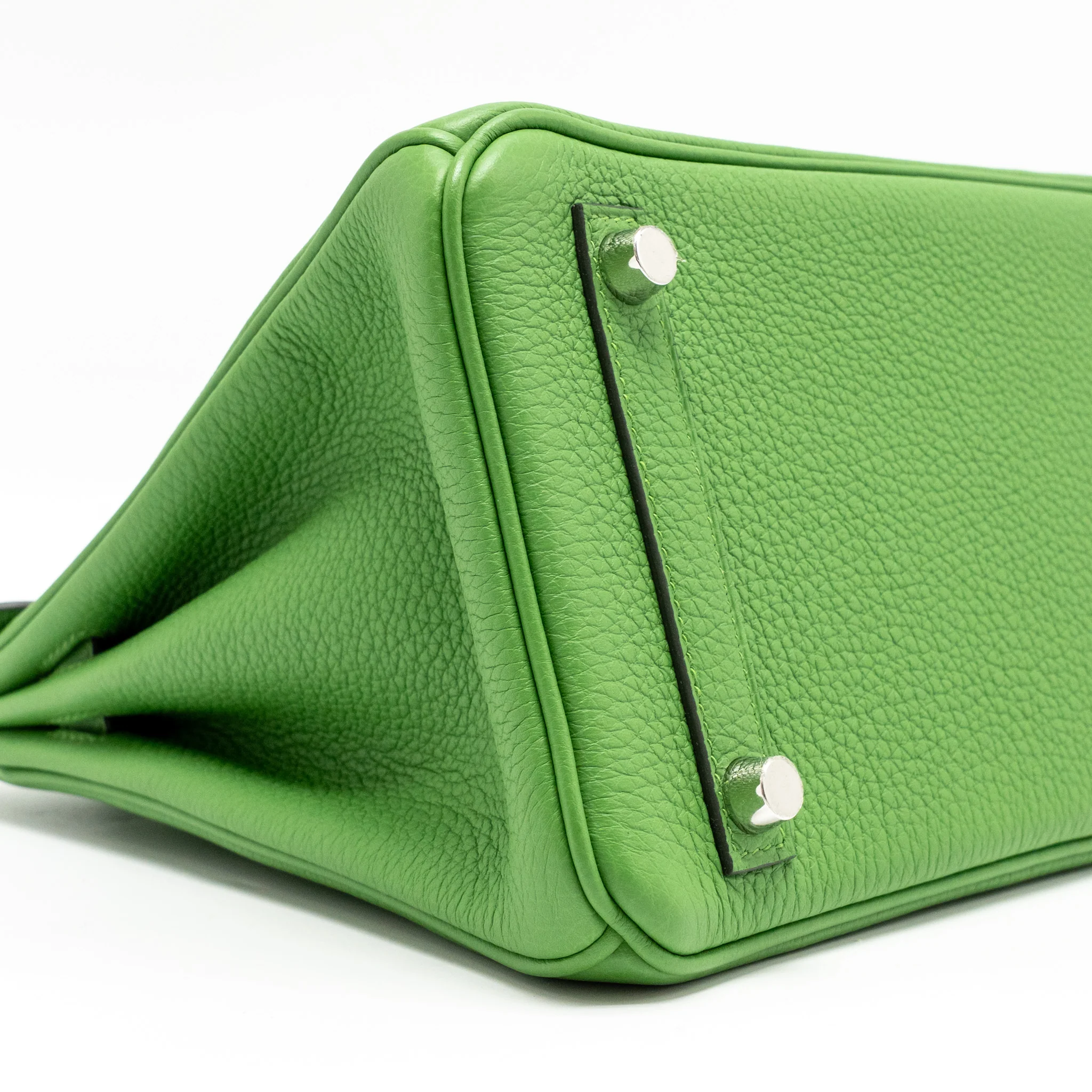 Hermes Birkin 25 Togo Vert Yucca SHW Stamp B - Image 6
