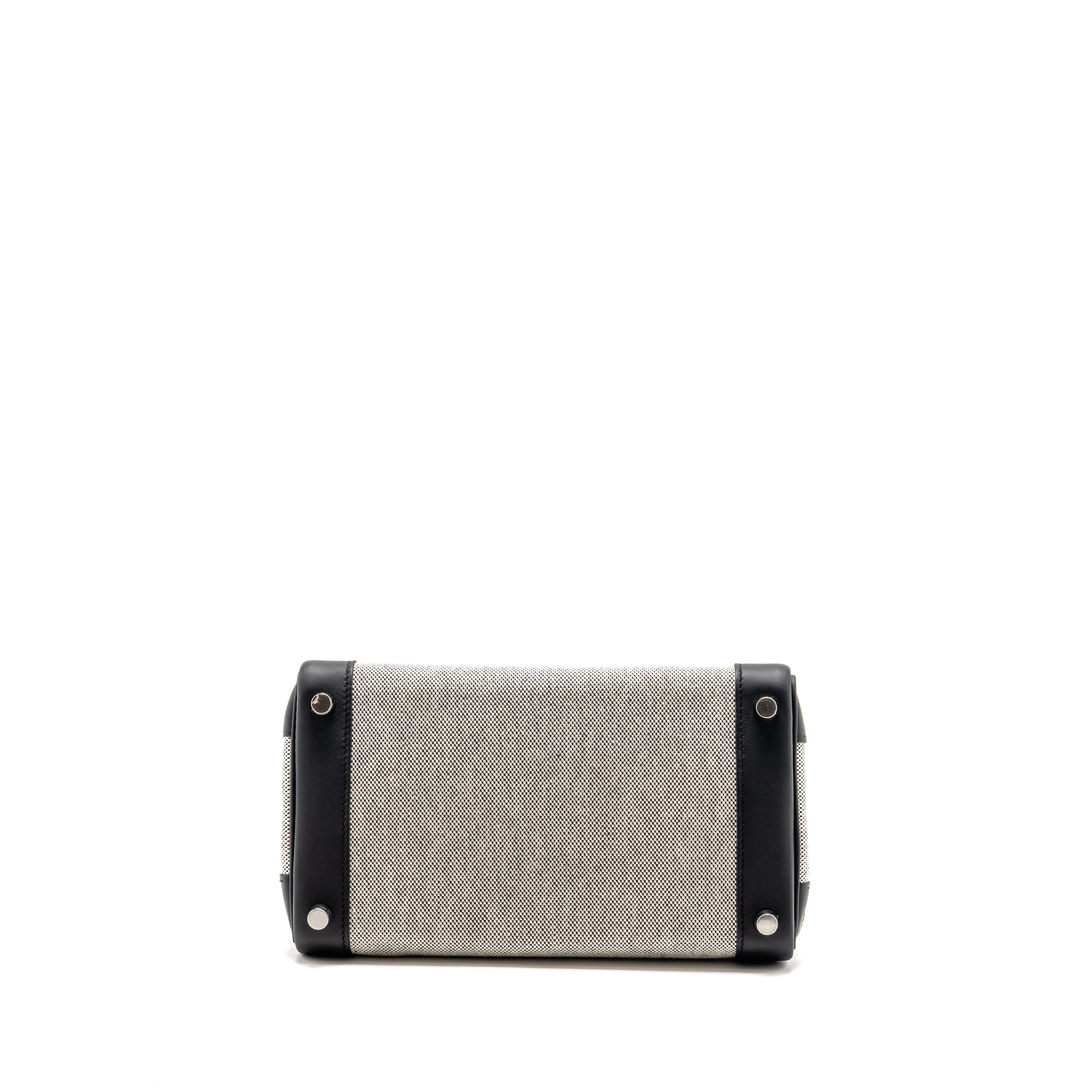 Hermes Birkin 25 toile swift / canvas black SHW stamp K - Image 6