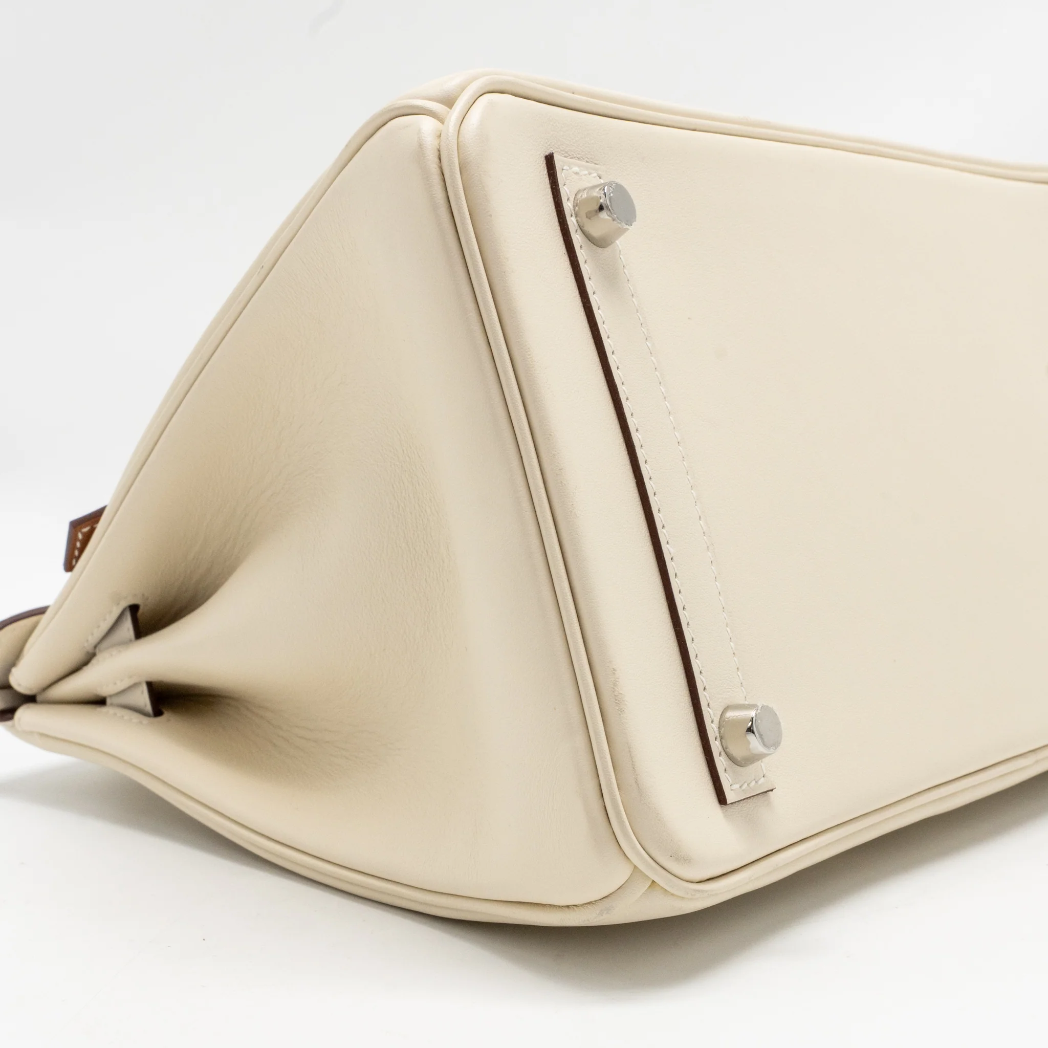 Hermes Birkin 30 COLORMATIC SWIFT NATA/CHAI/CUIVRE/LIME/MAUVE SHW STAMP U - Image 7