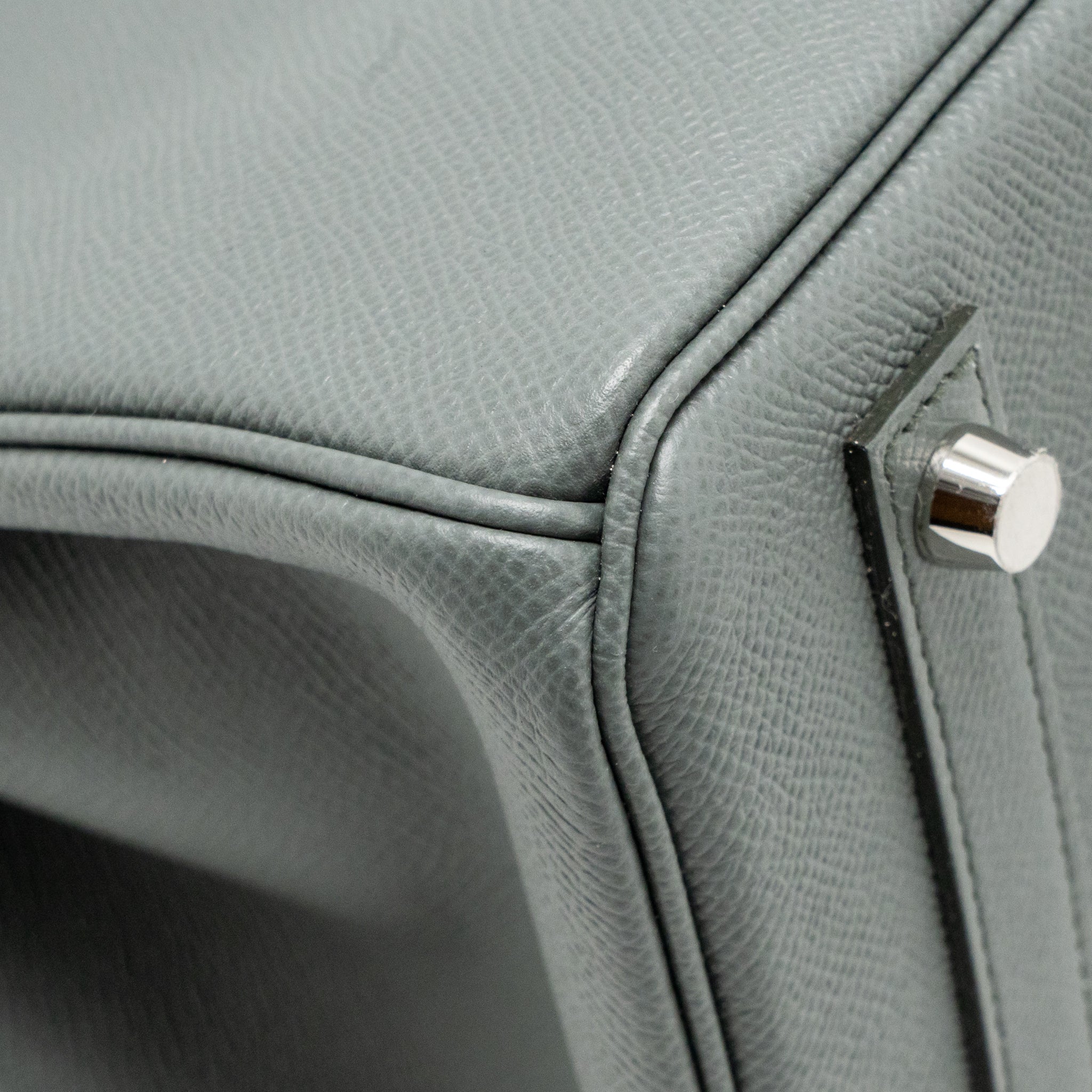 Hermes Birkin 30 Epsom Vert Amande SHW Stamp Y - Image 11