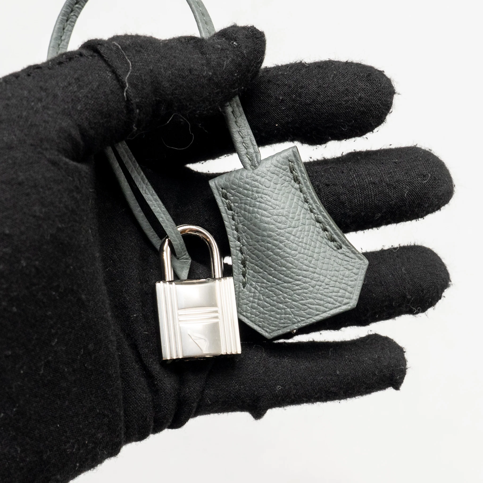 Hermes Birkin 30 Epsom Vert Amande SHW Stamp Y - Image 18