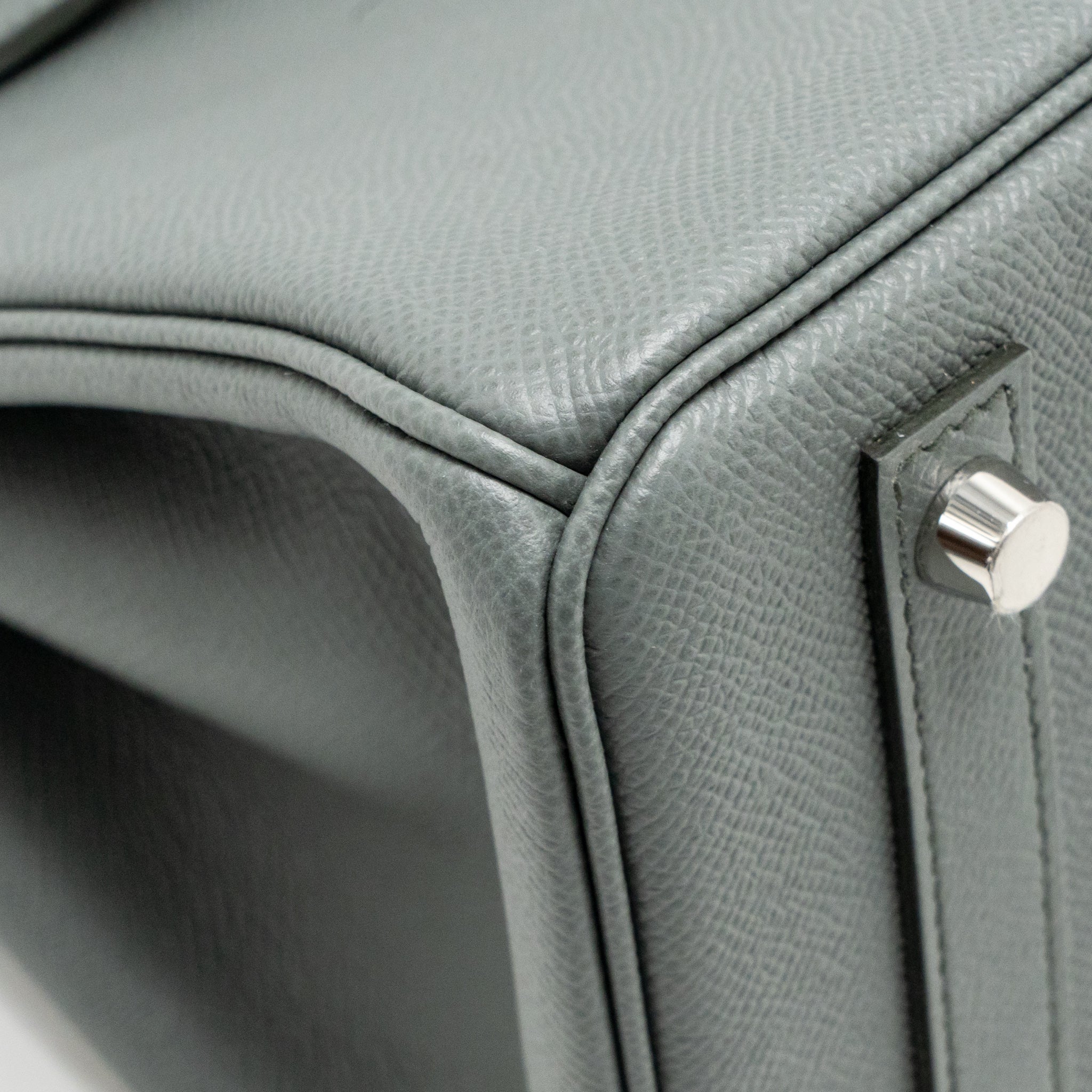 Hermes Birkin 30 Epsom Vert Amande SHW Stamp Y - Image 9