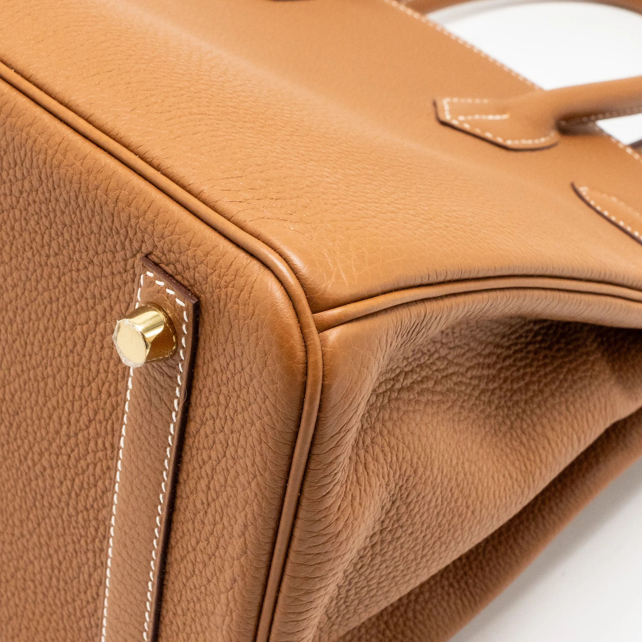 Hermes birkin 30 togo gold GHW stamp B - Image 12