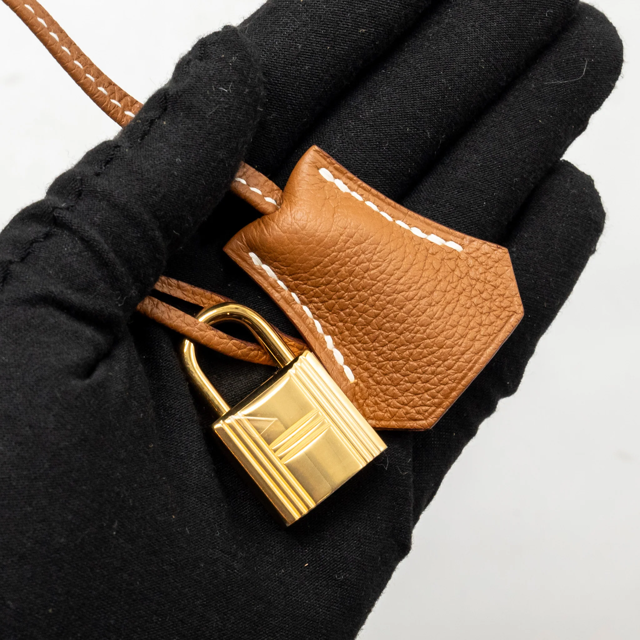 Hermes birkin 30 togo gold GHW stamp B - Image 18
