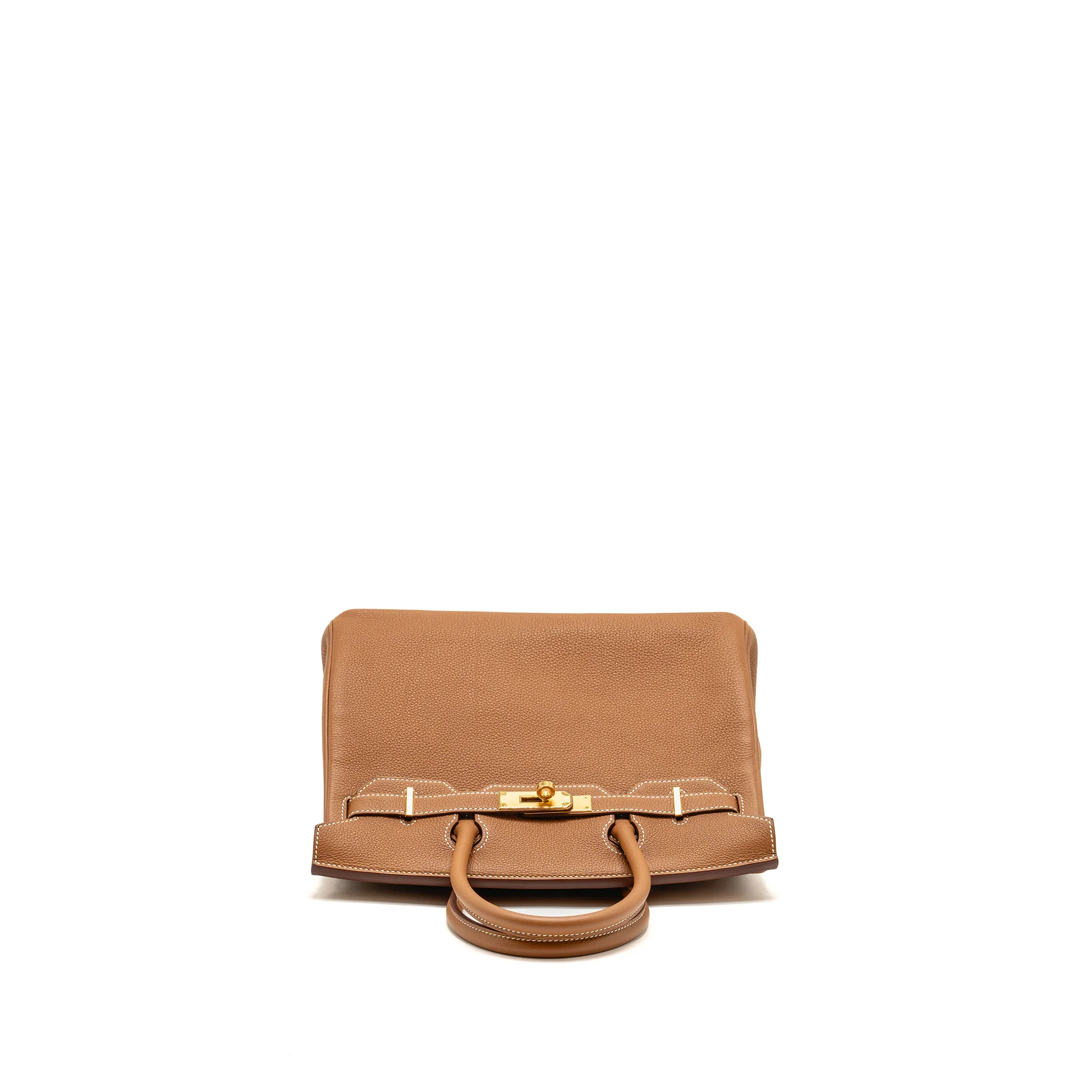 Hermes birkin 30 togo gold GHW stamp B - Image 5