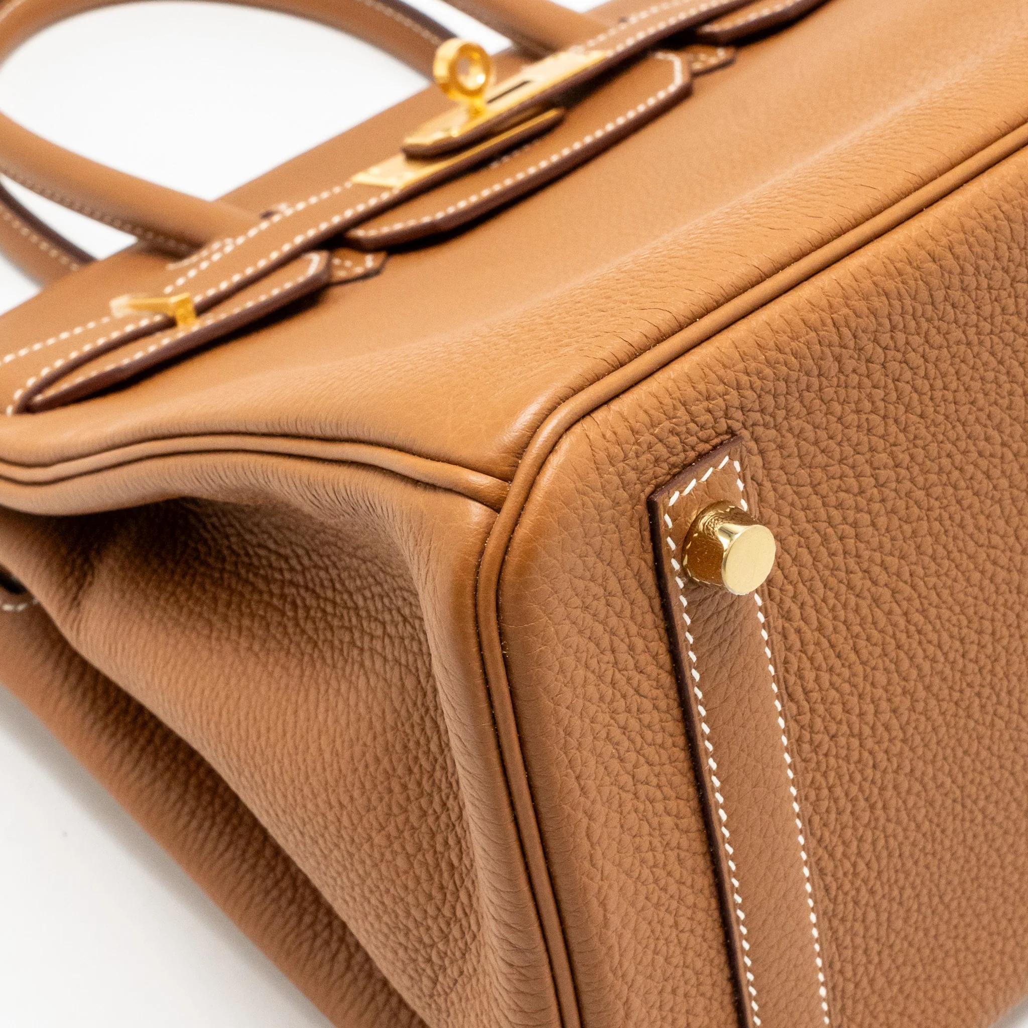 Hermes birkin 30 togo gold GHW stamp B - Image 9