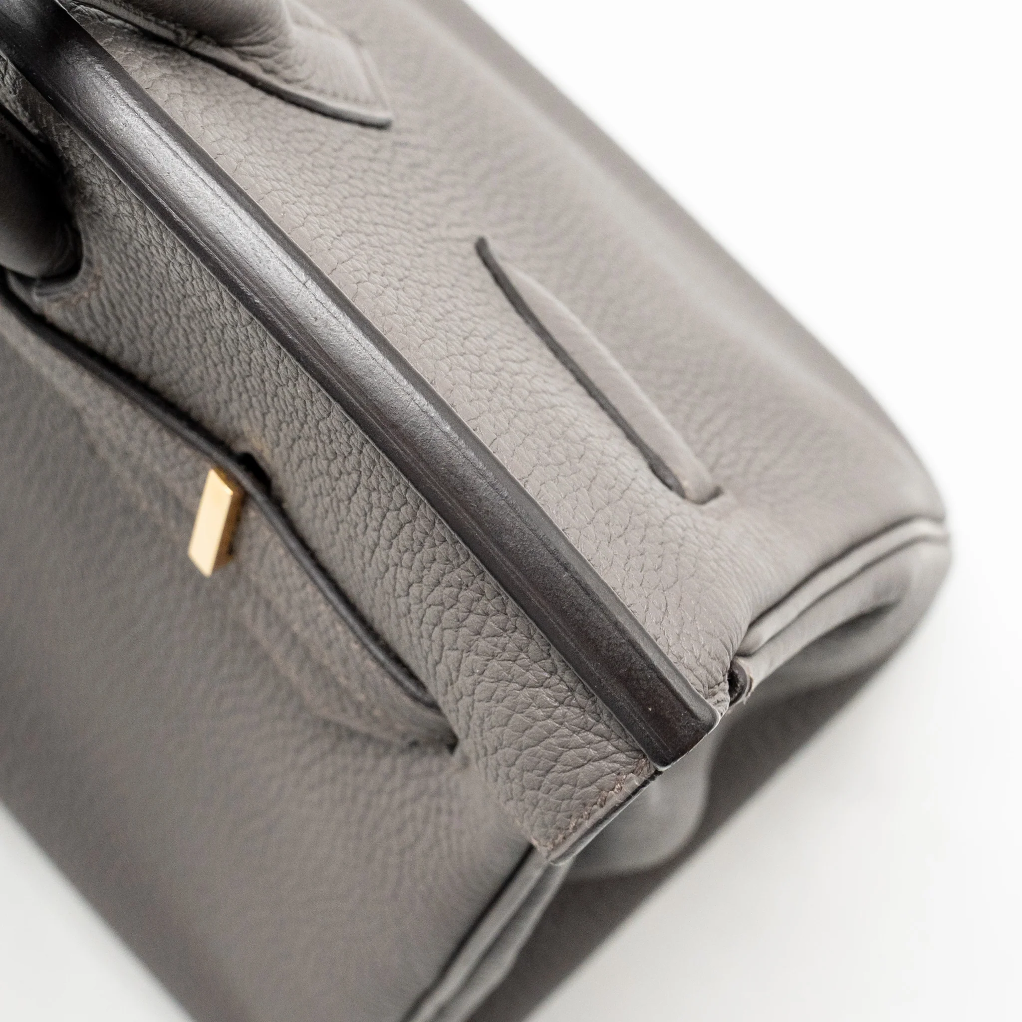 Hermes Birkin 30 Togo Gris Etain RGHW Stamp D - Image 14