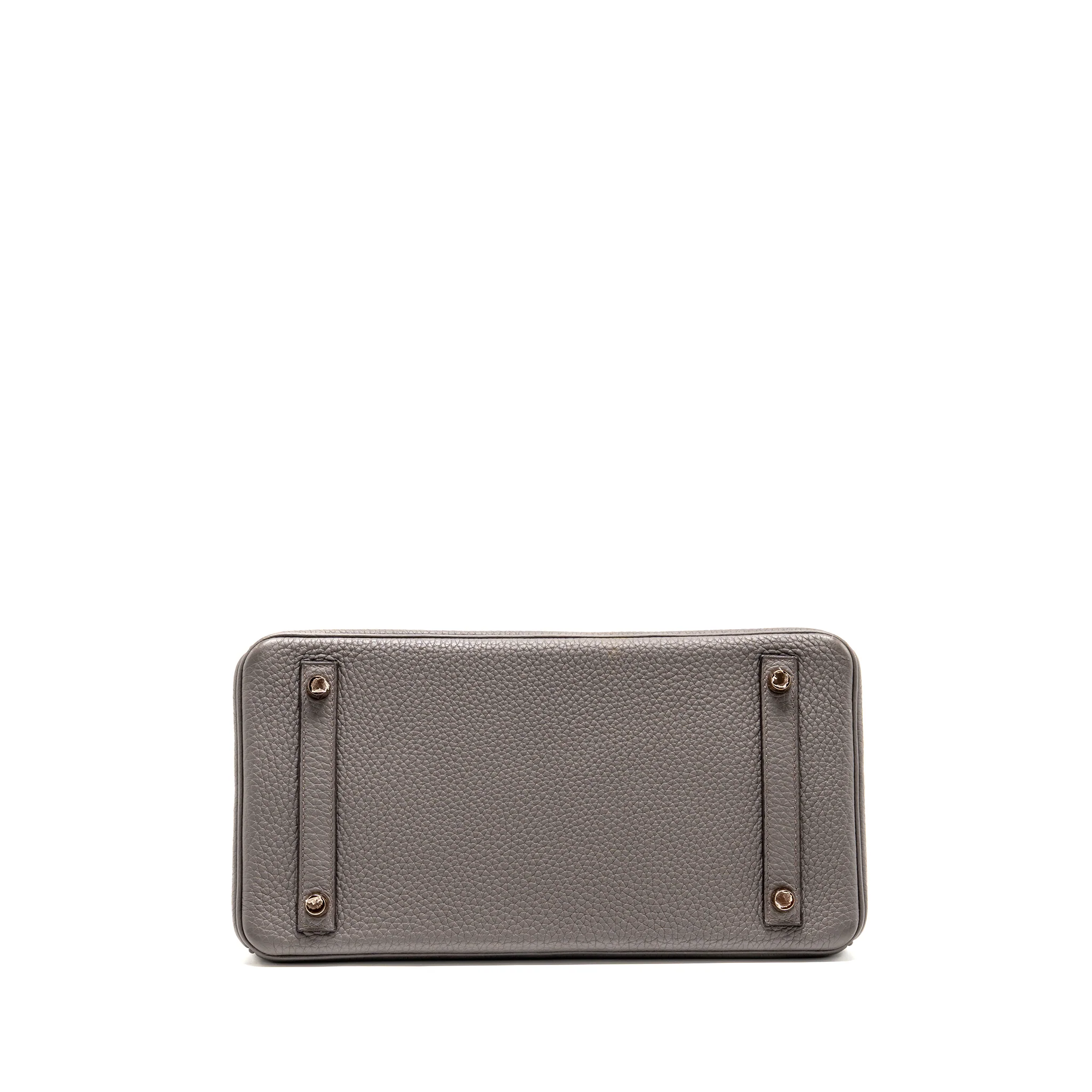 Hermes Birkin 30 Togo Gris Etain RGHW Stamp D - Image 5