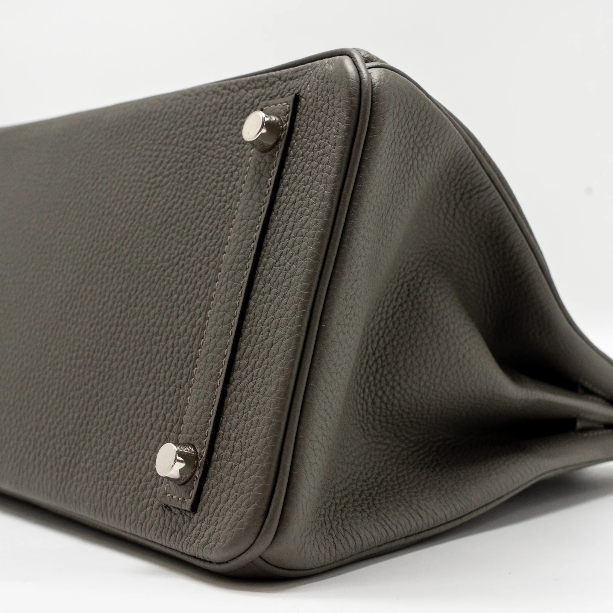 Hermes Birkin 30 Togo Gris Meyer SHW Stamp B - Image 7