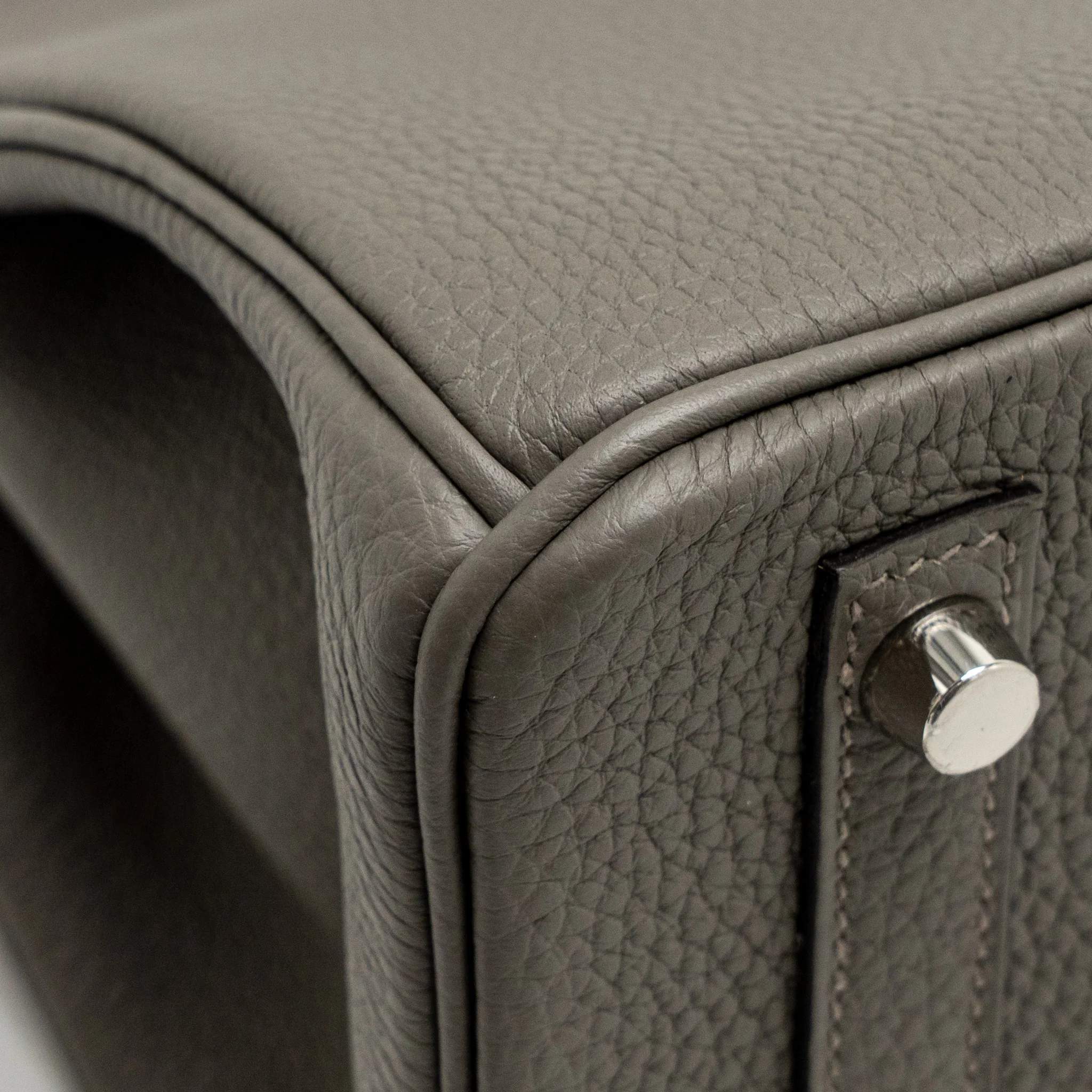 Hermes Birkin 30 Togo Gris Meyer SHW Stamp B - Image 9