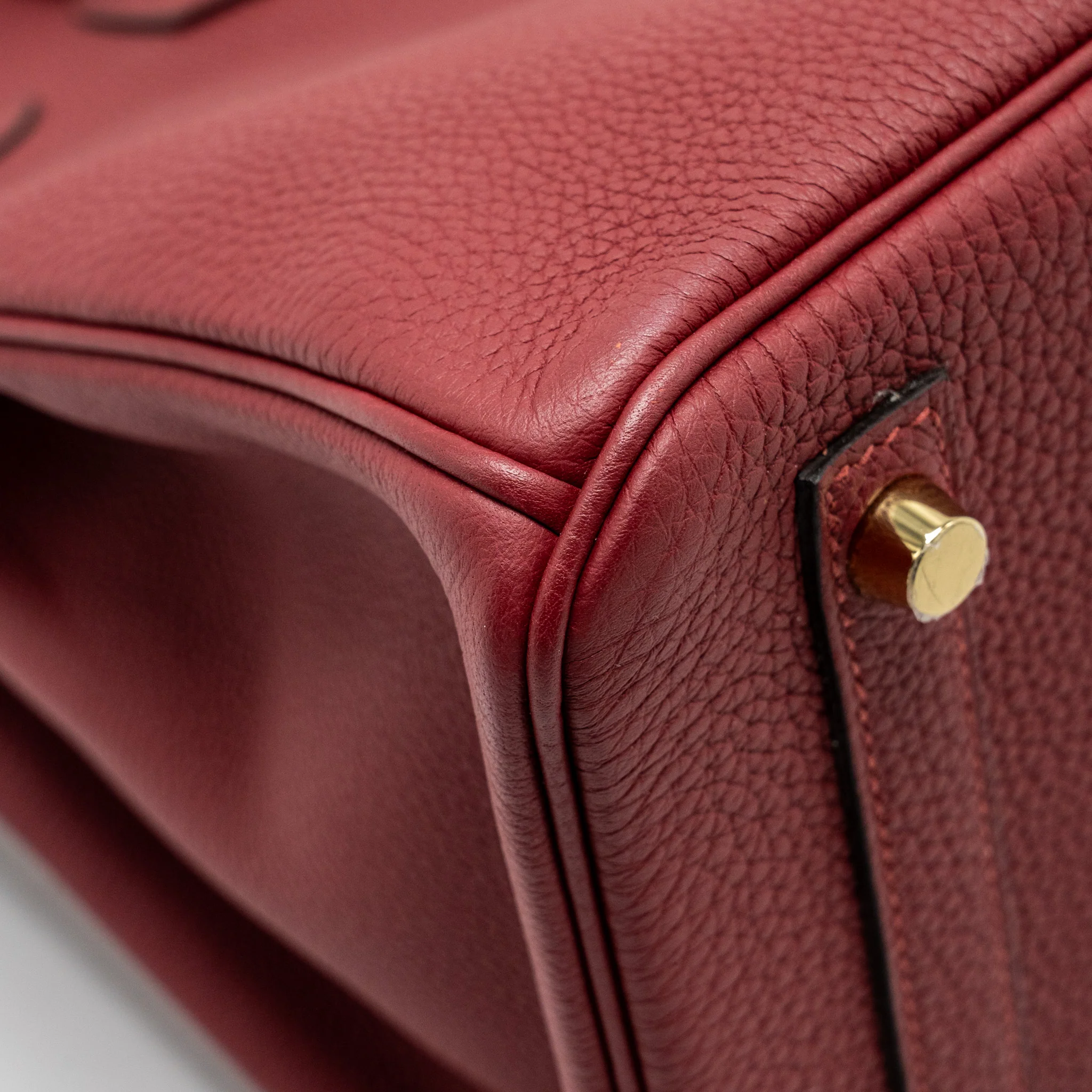 Hermes Birkin 30 togo rouge grenat GHW stamp A - Image 11