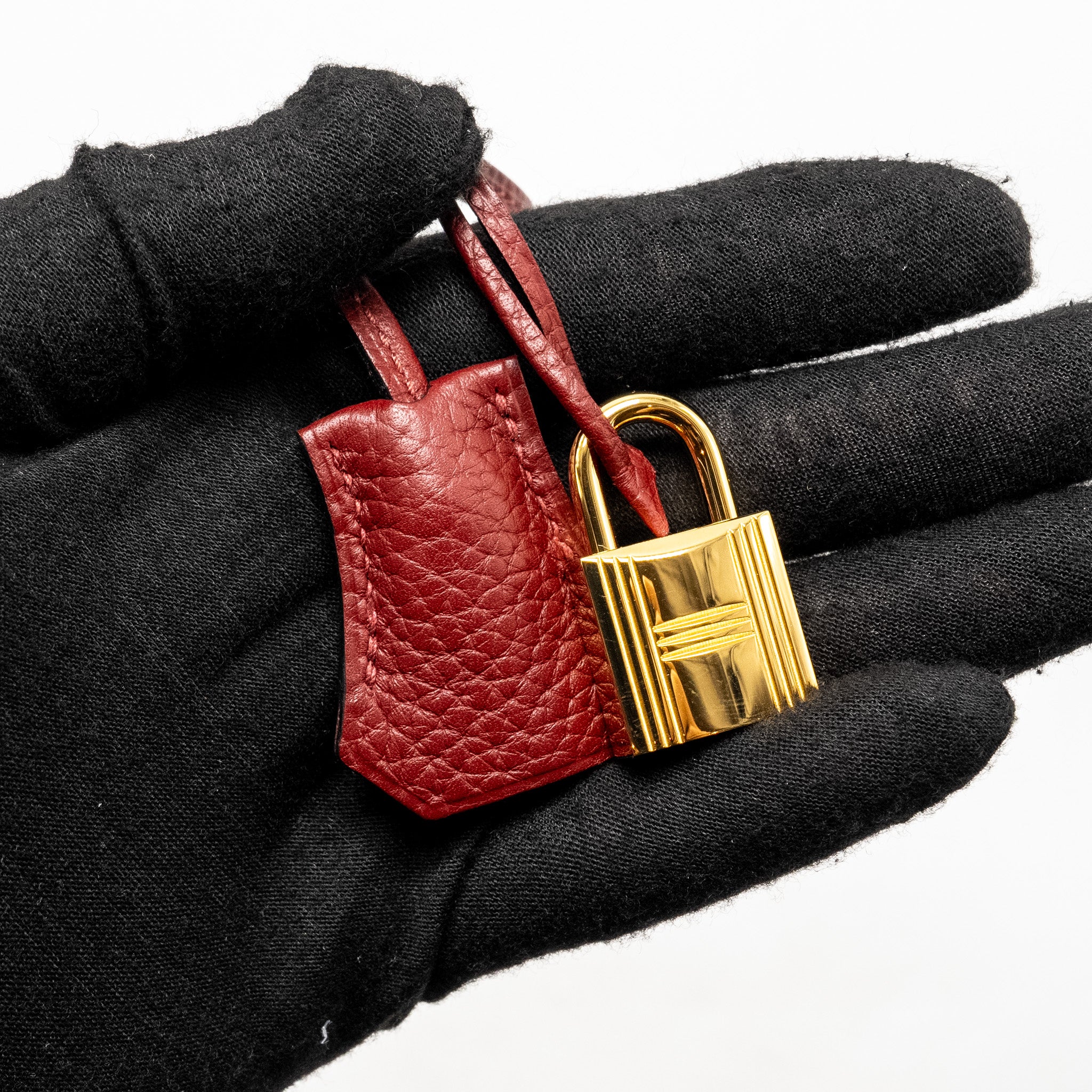 Hermes Birkin 30 Togo Rouge Grenat GHW Stamp Square R - Image 19
