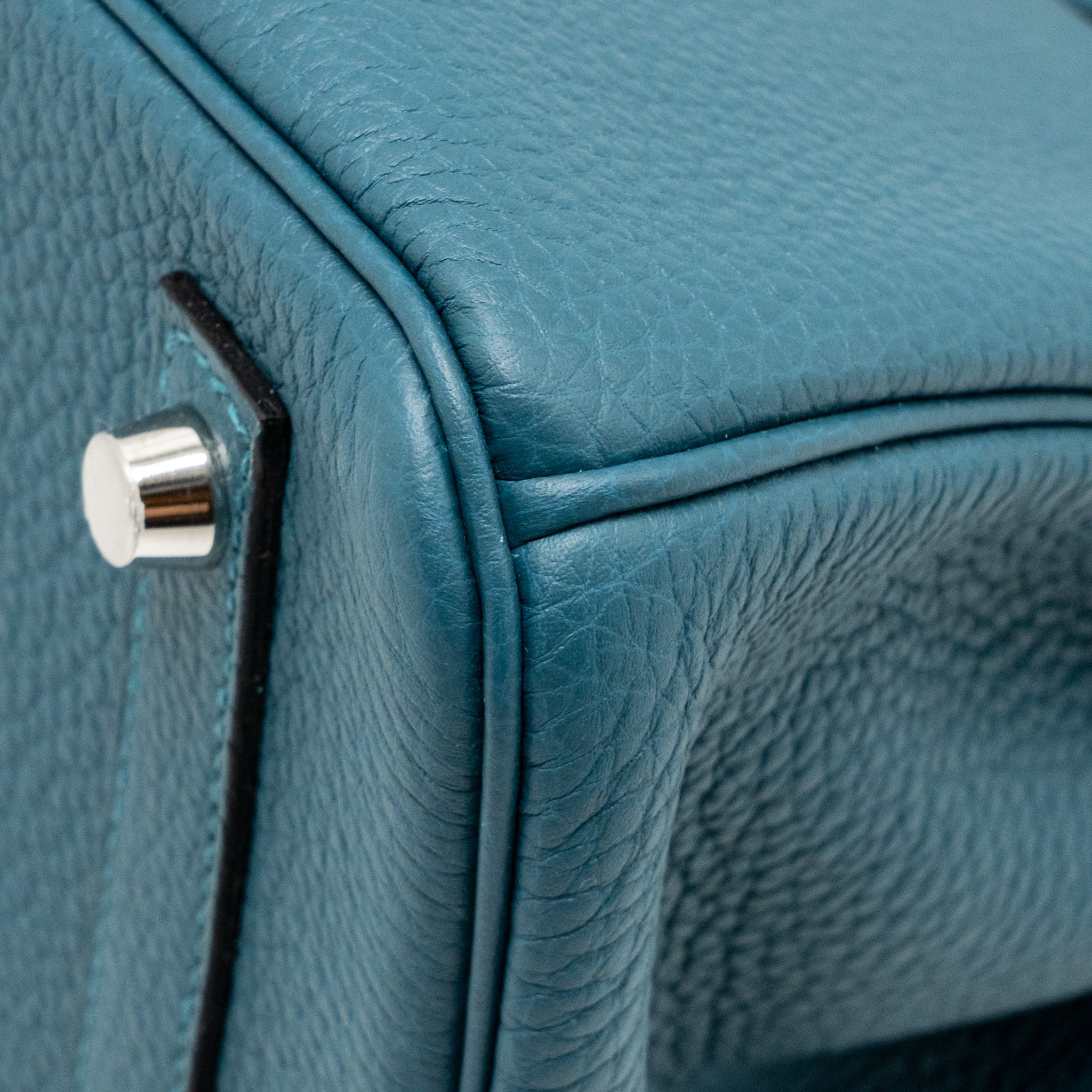 Hermes birkin 30 togo vert Bosphorus / blue ocean SHW stamp Z - Image 10