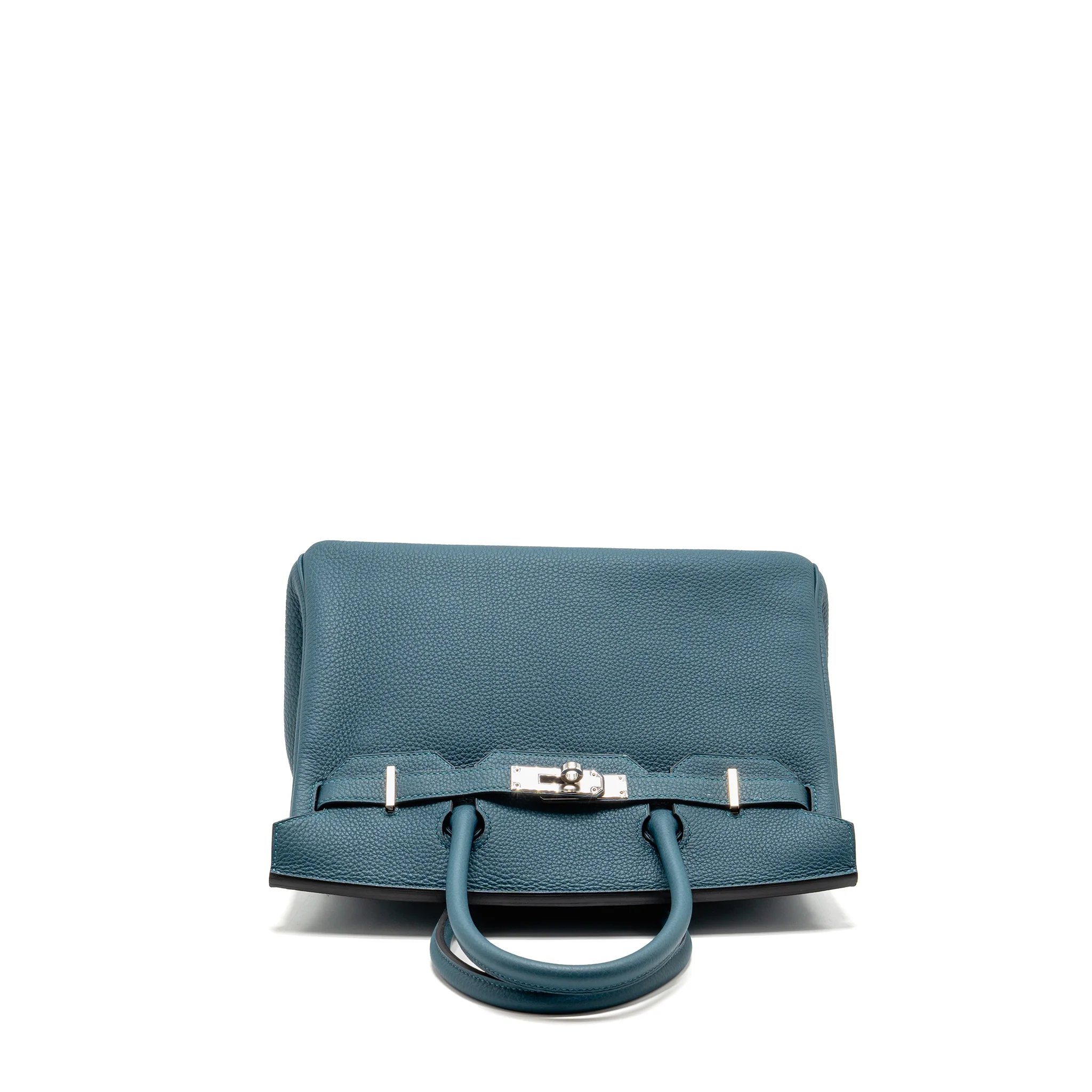 Hermes birkin 30 togo vert Bosphorus / blue ocean SHW stamp Z - Image 5