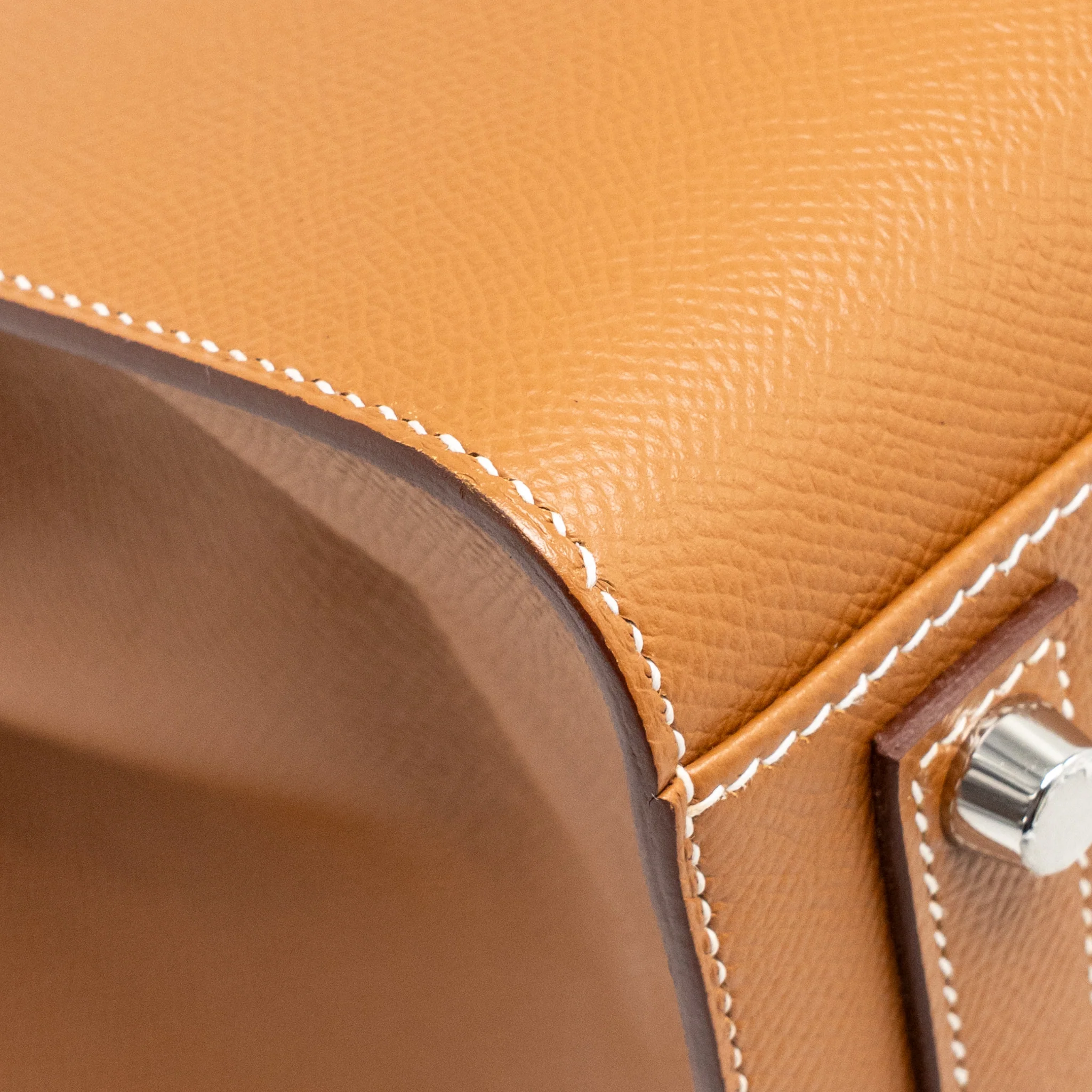 Hermes Birkin 35 Sellier epsom gold SHW stamp Y - Image 8