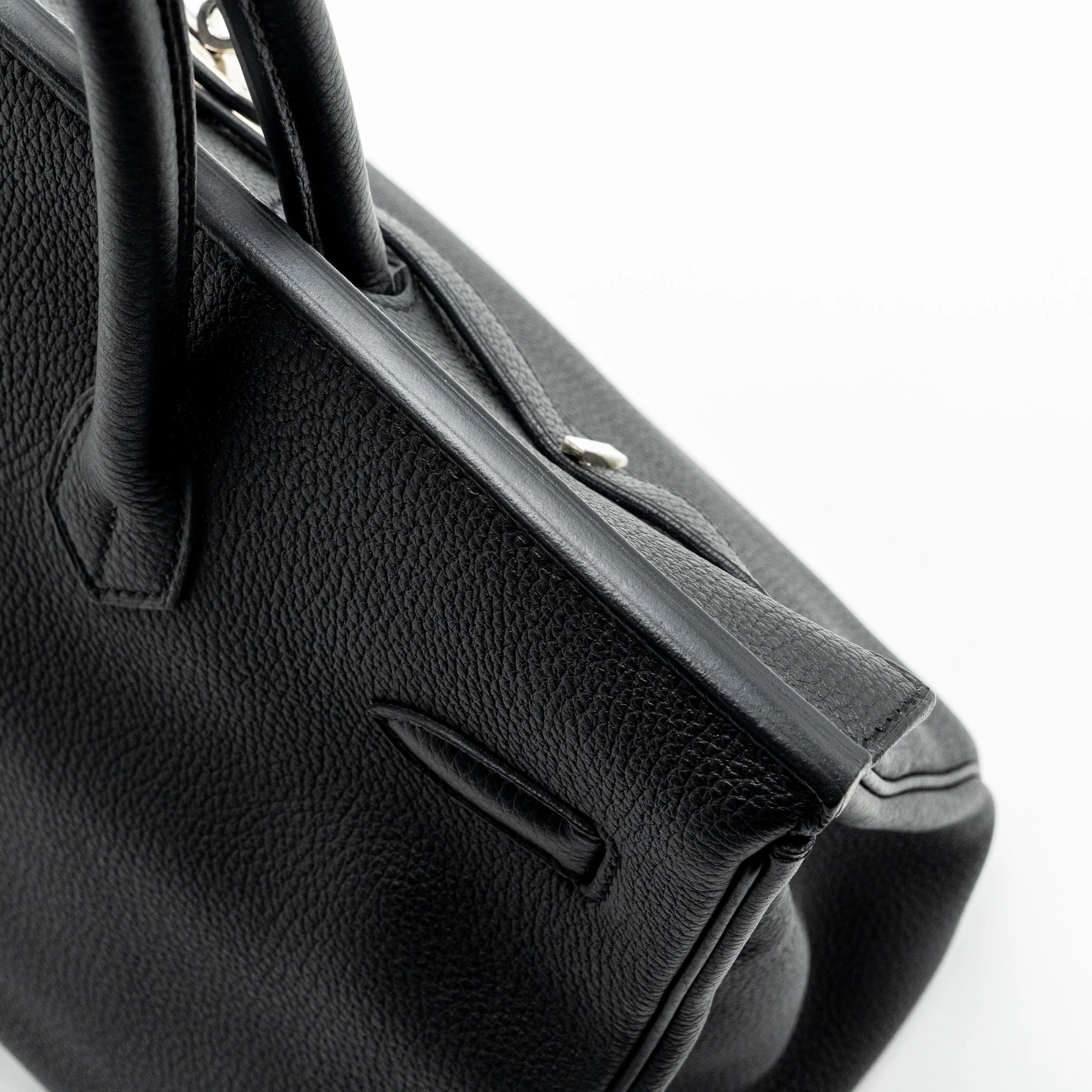 Hermes birkin 35 togo black SHW stamp C - Image 10