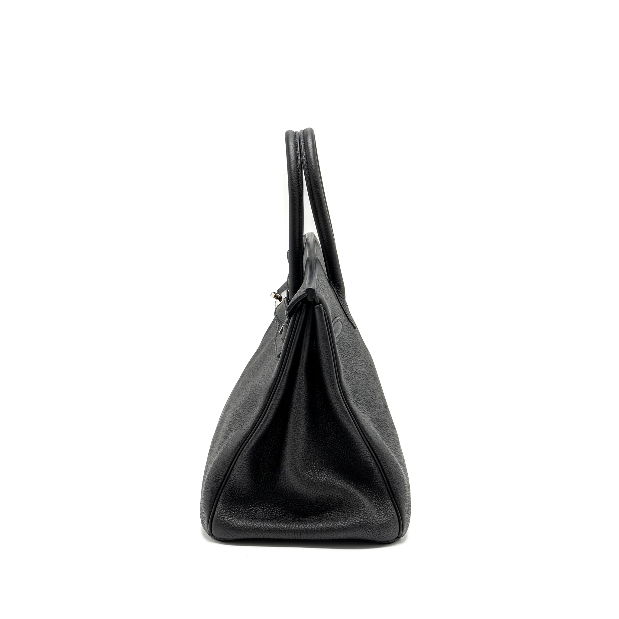 Hermes birkin 35 togo black SHW stamp C - Image 4