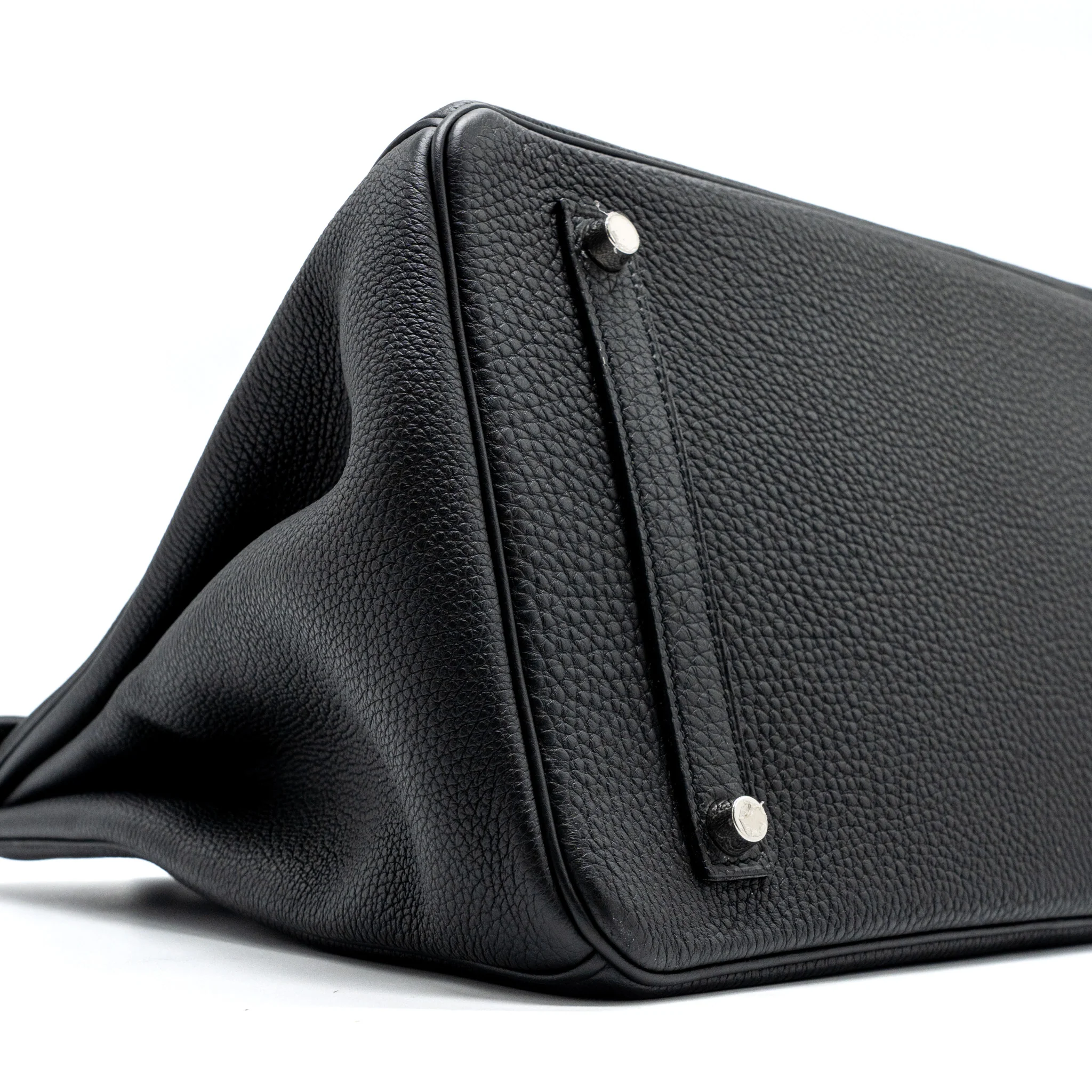 Hermes birkin 35 togo black SHW stamp C - Image 6