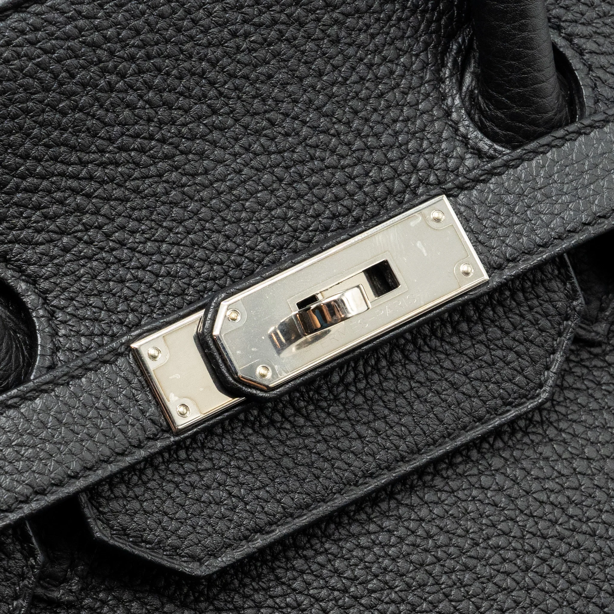 Hermes birkin 35 togo black SHW stamp C - Image 8