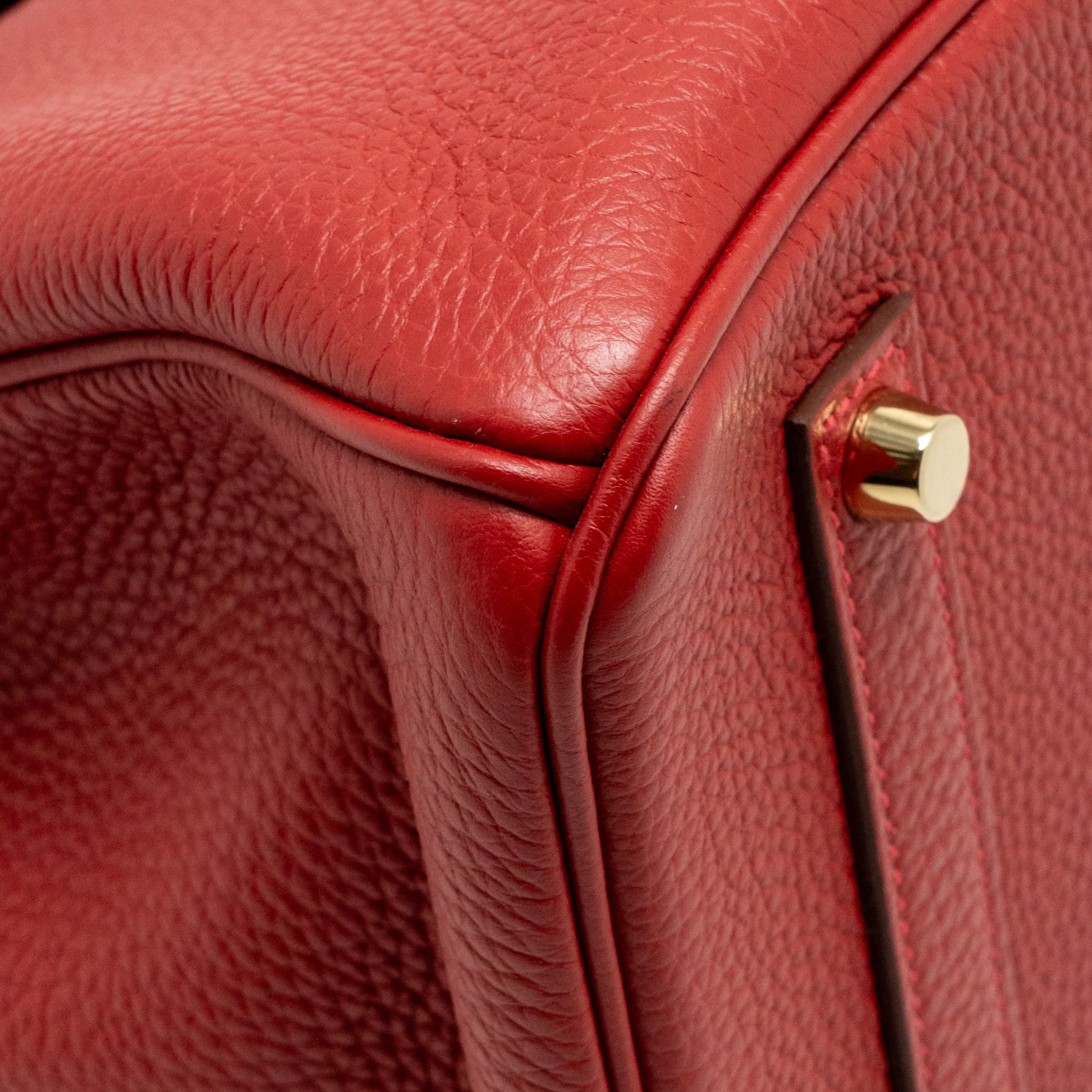 Hermes birkin 35 togo rouge vif GHW stamp A - Image 9