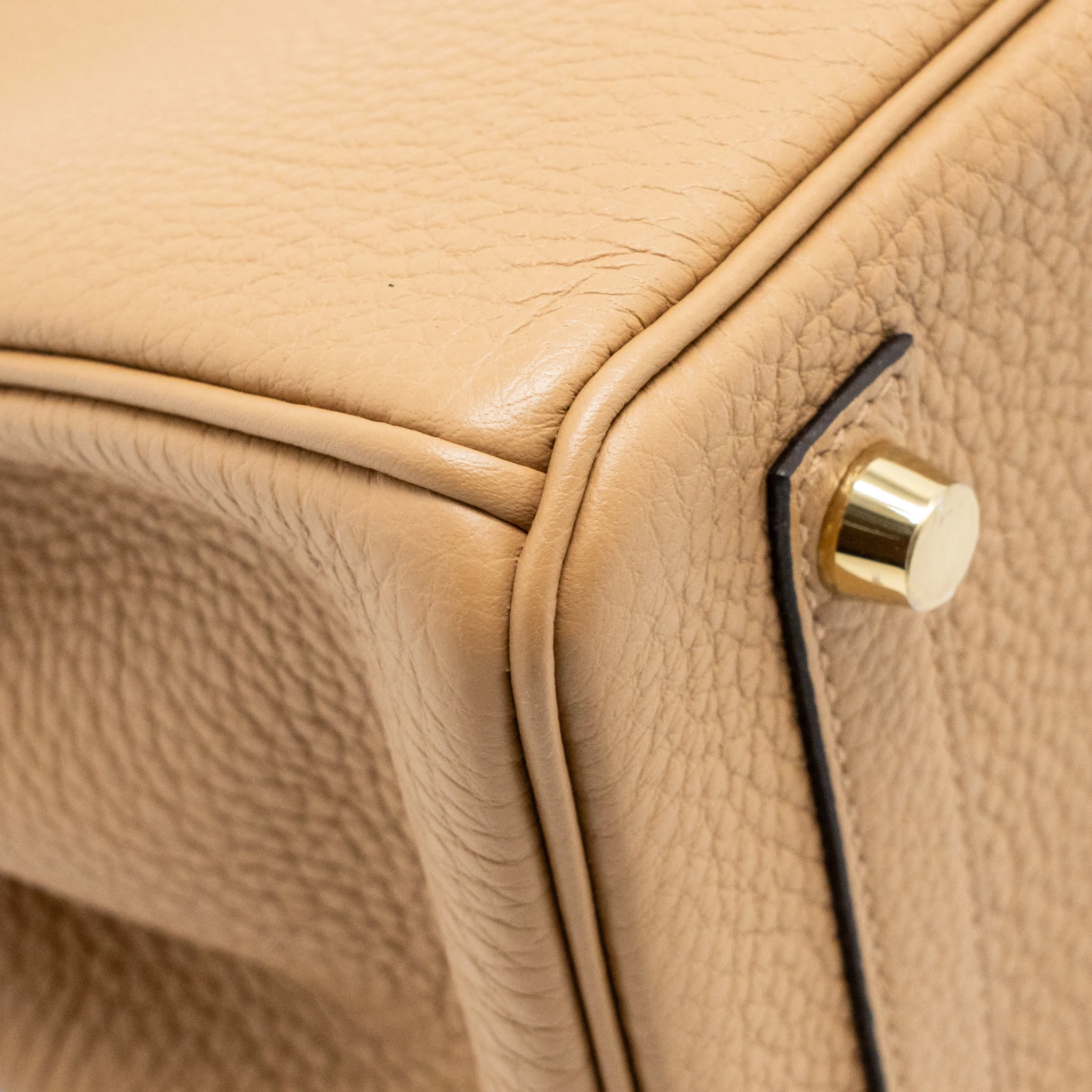 Hermes Birkin 25 Touch Togo/Alligator Mississippiensis Mat Chai LGHW Stamp U - Image 11