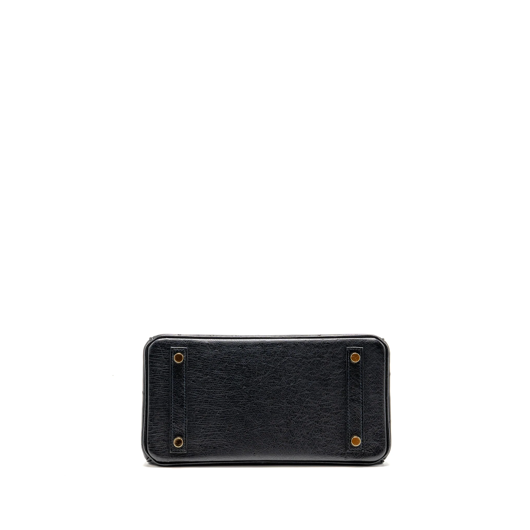Hermes Birkin 25 Ostrich Black GHW Stamp Z - Image 6