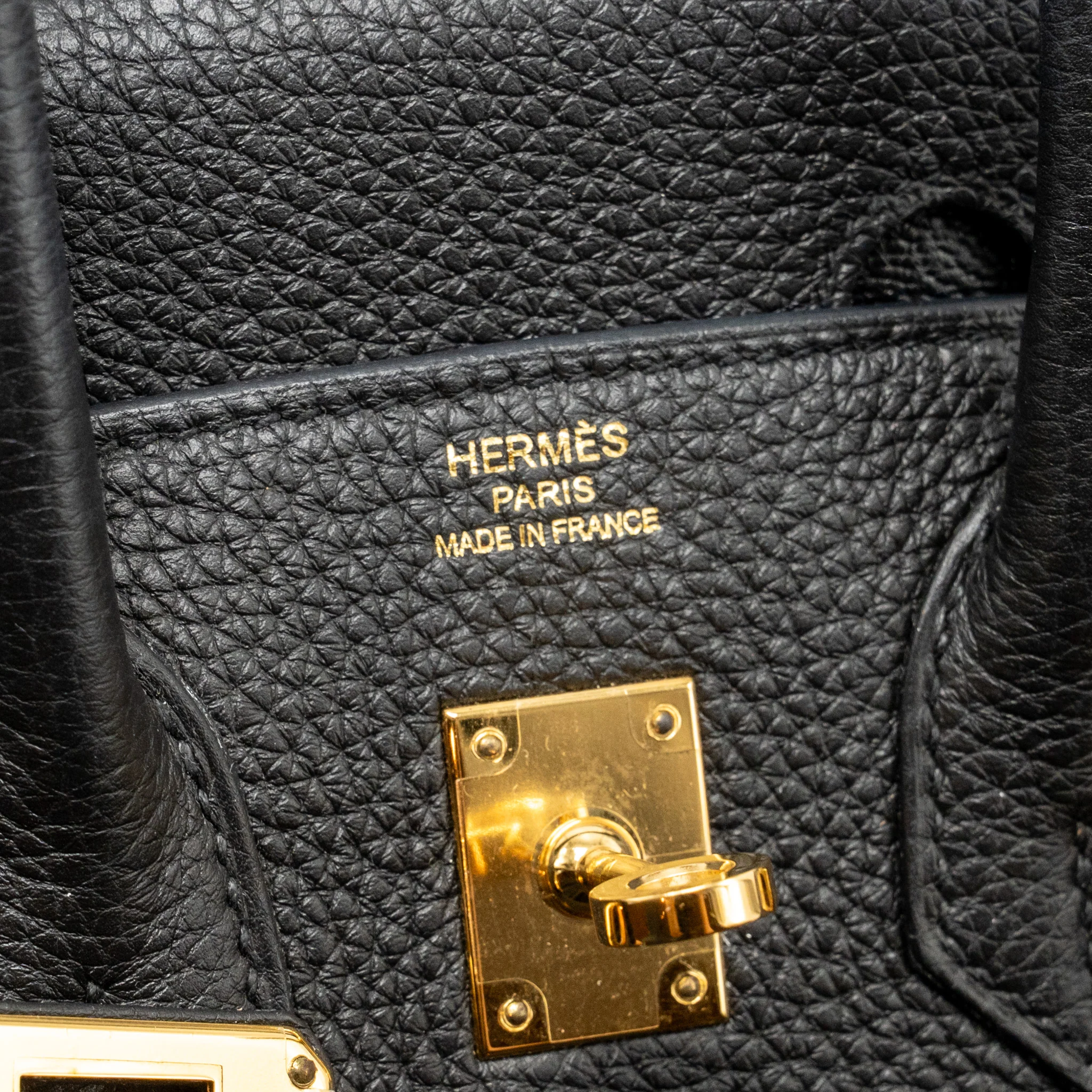 Hermes Birkin 25 Togo Black GHW Stamp A - Image 15